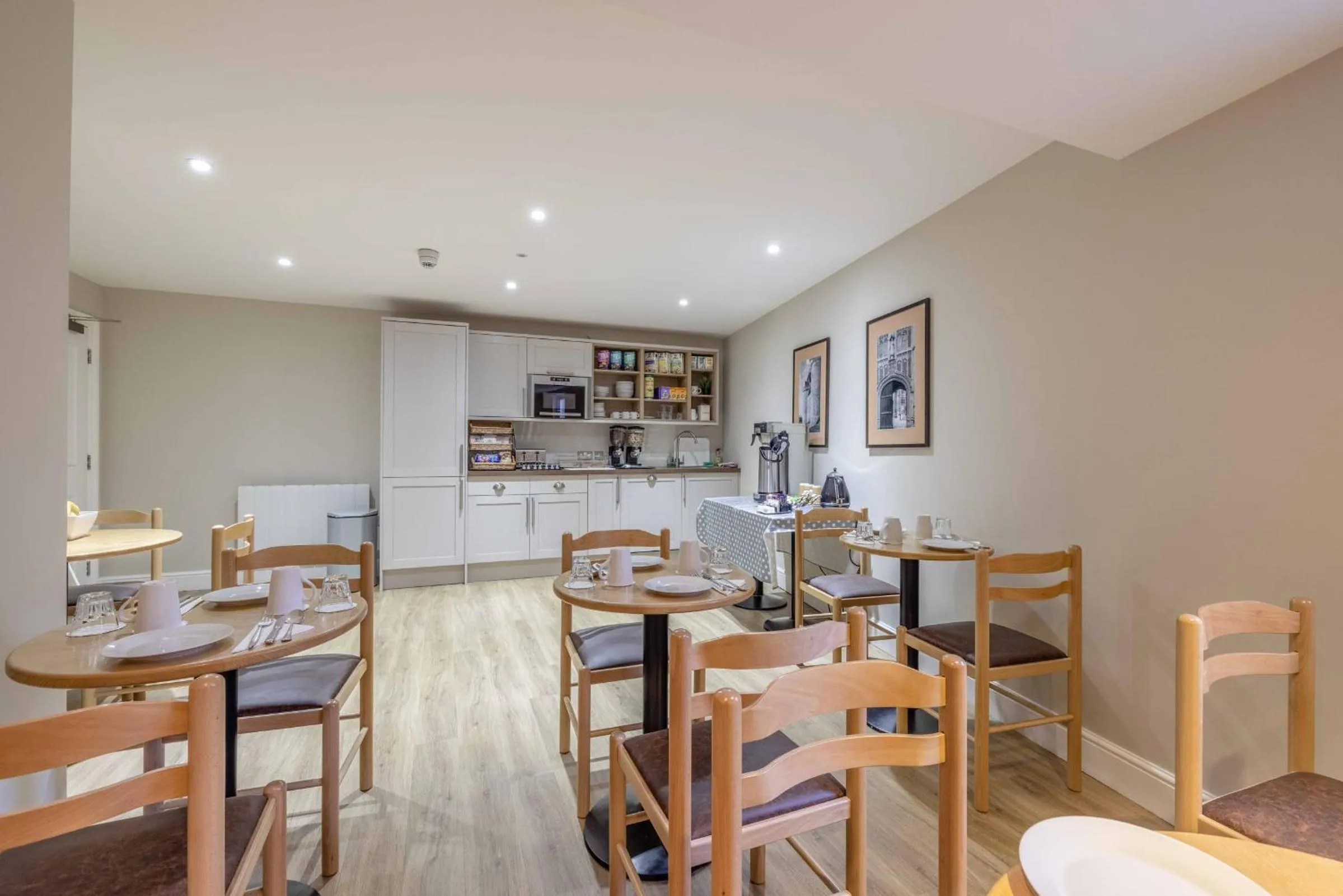 Dining area in Goswell House Hotel central Windsor