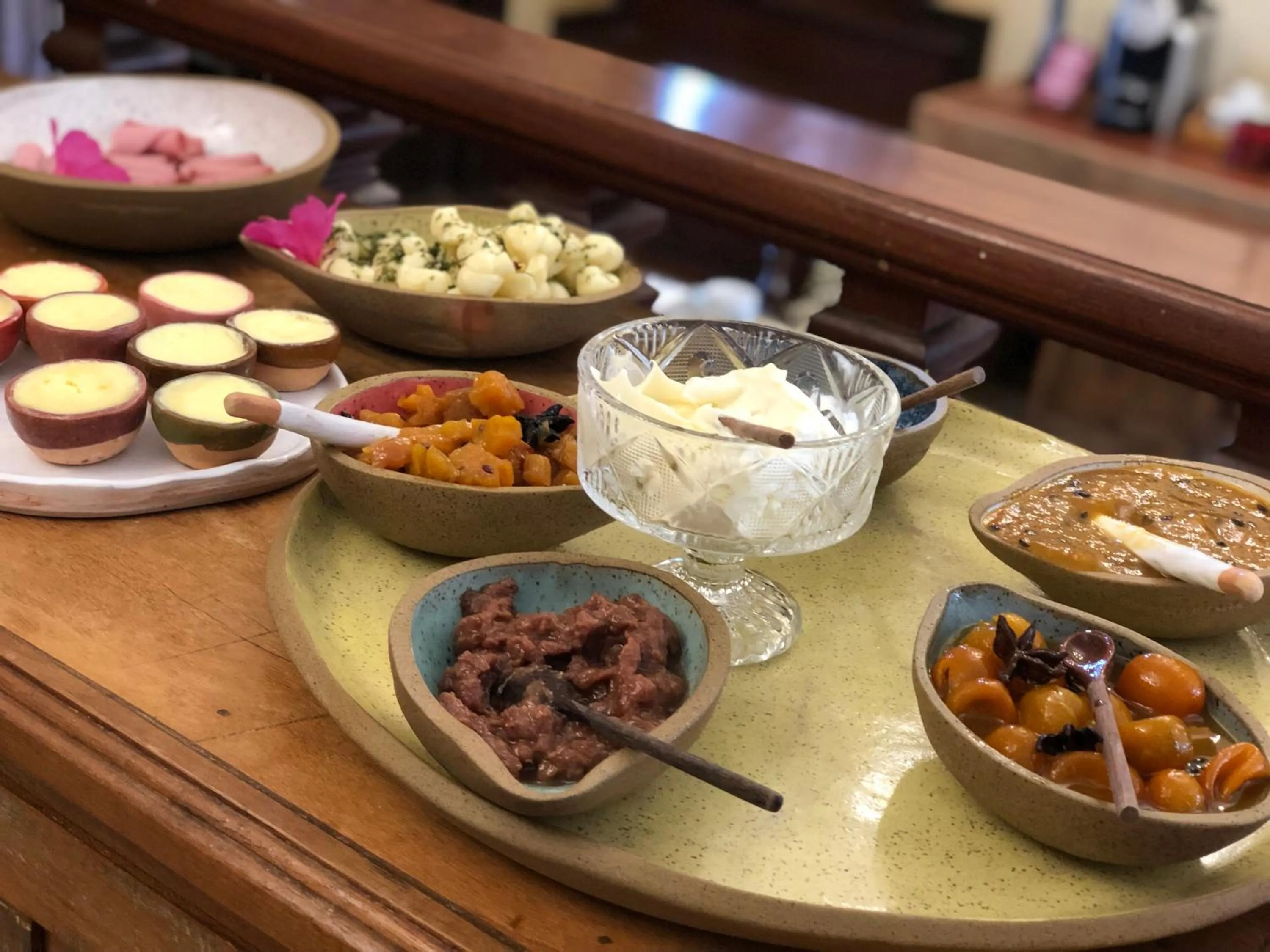 Continental breakfast in Pousada Maria Barbosa Tiradentes