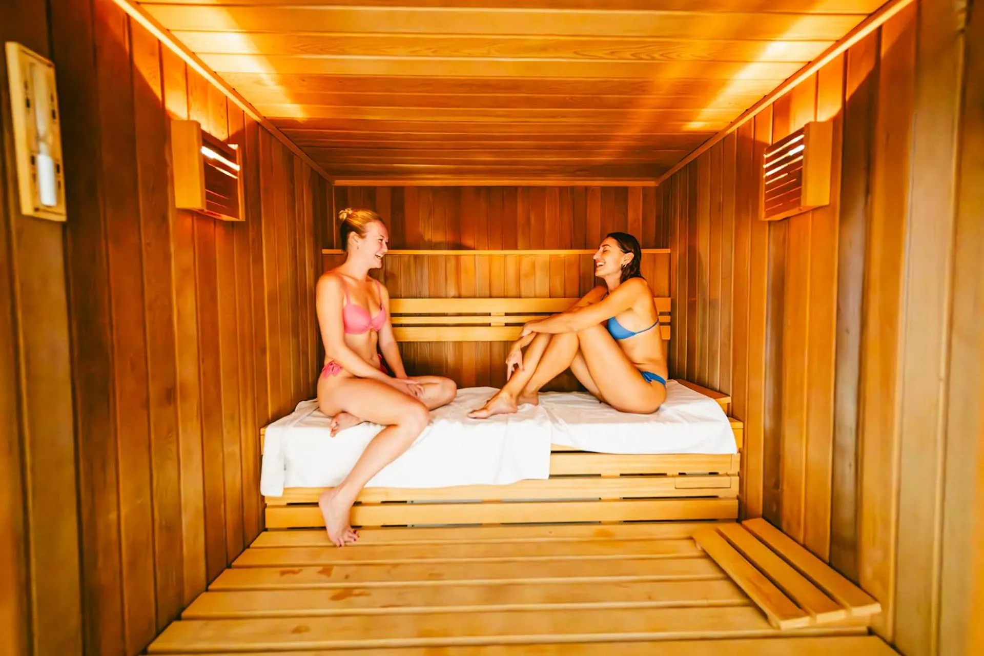 Sauna in Resort Cordial Santa Águeda & Perchel Beach Club