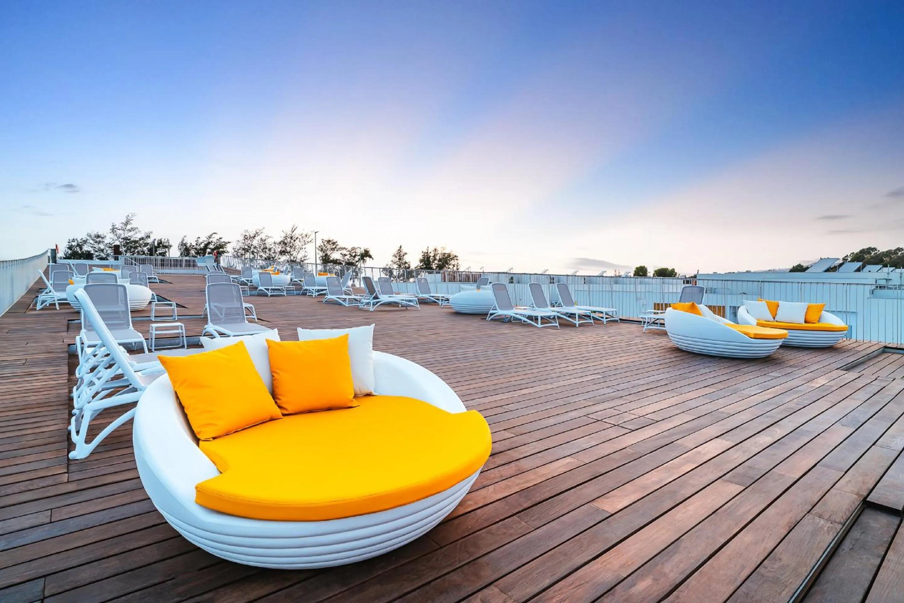 Solarium in Resort Cordial Santa Águeda & Perchel Beach Club