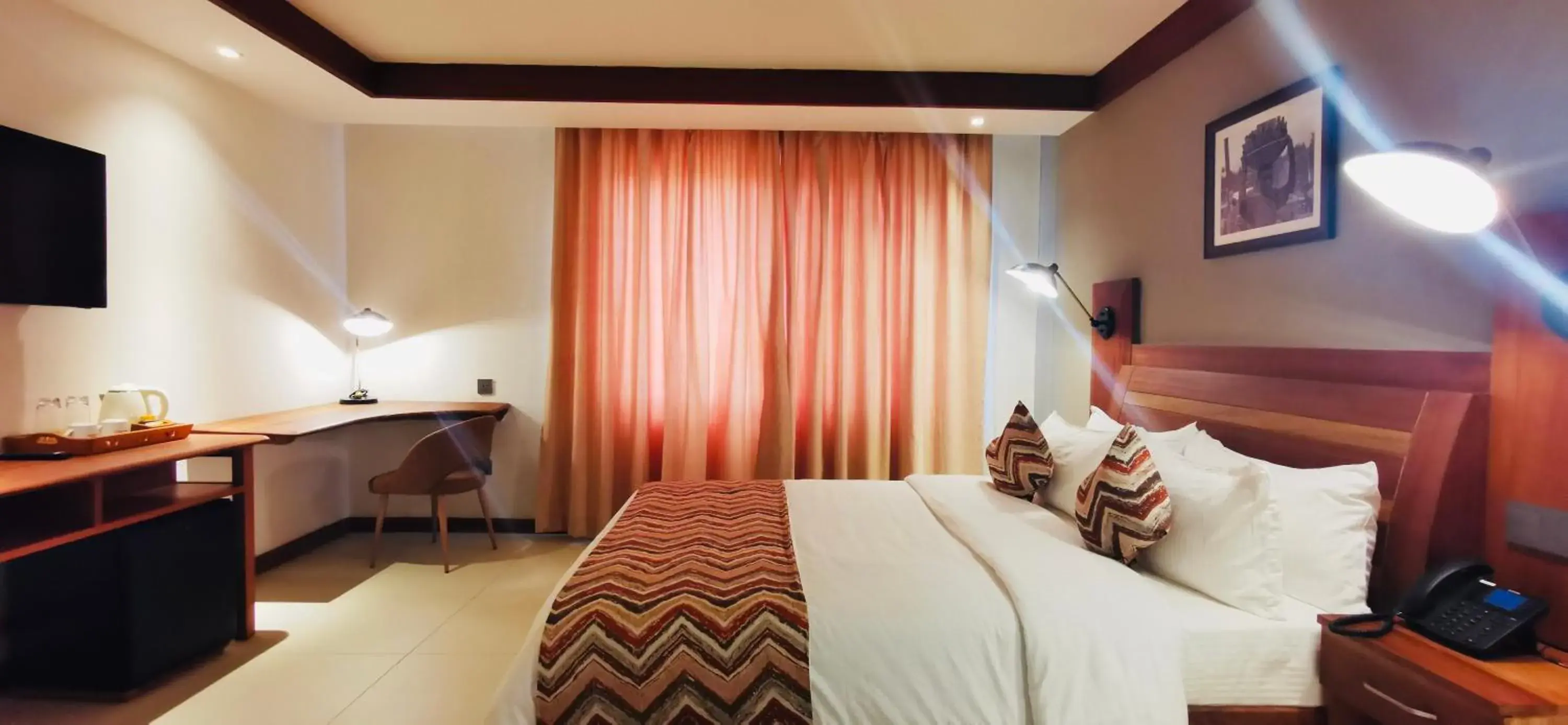 Bedroom, Bed in Kampala Nile Resort Bedroom, Bed in Kampala Nile Resort