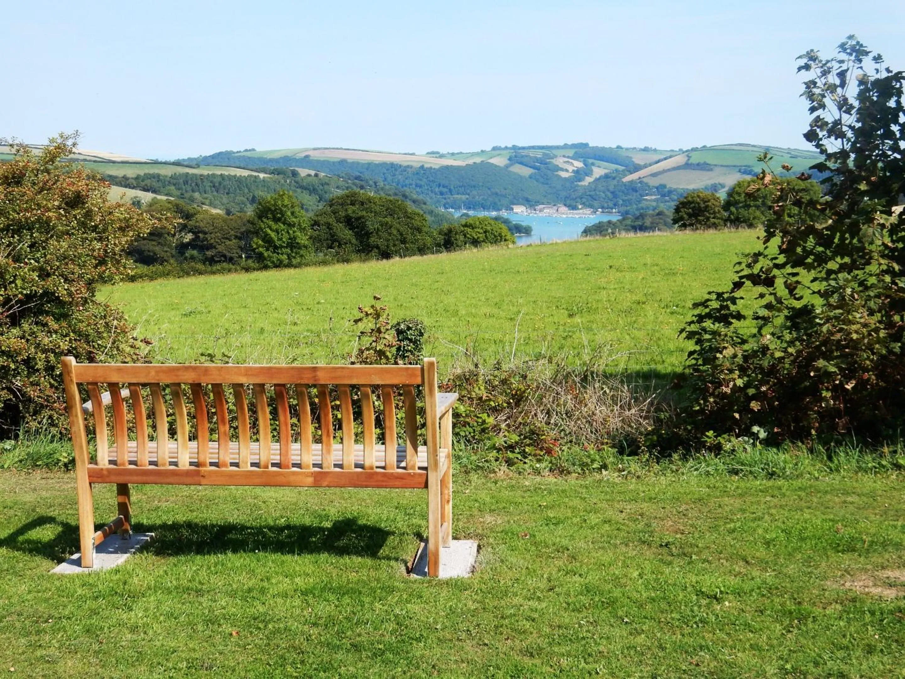 Garden in Sheena's Dartmouth Chalets