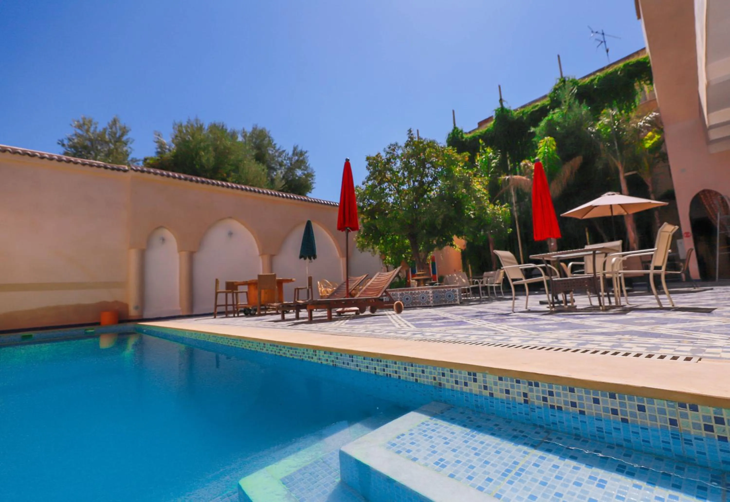 Swimming pool in Palais Shazam & SPA