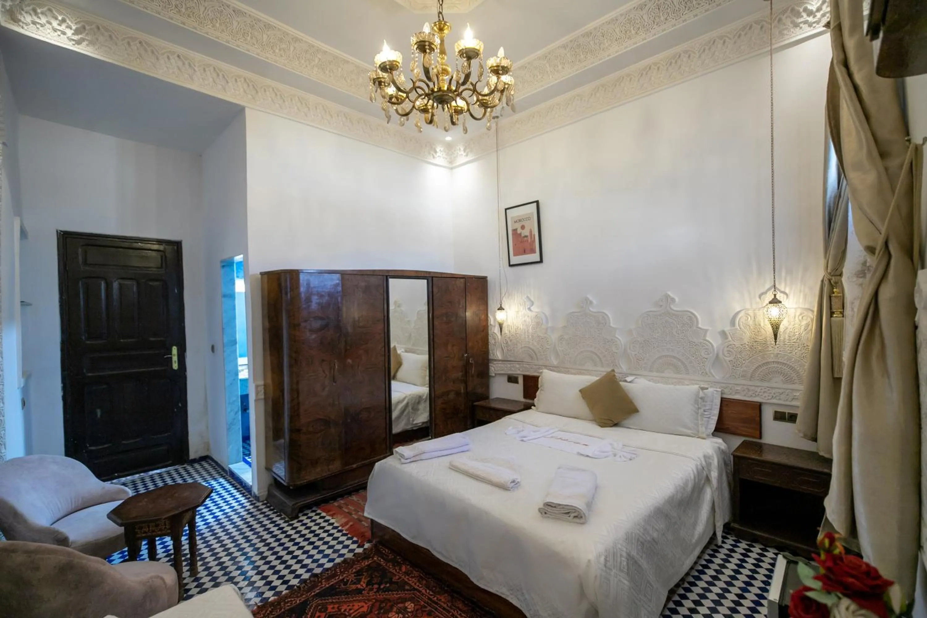 Bed in Palais Shazam & SPA