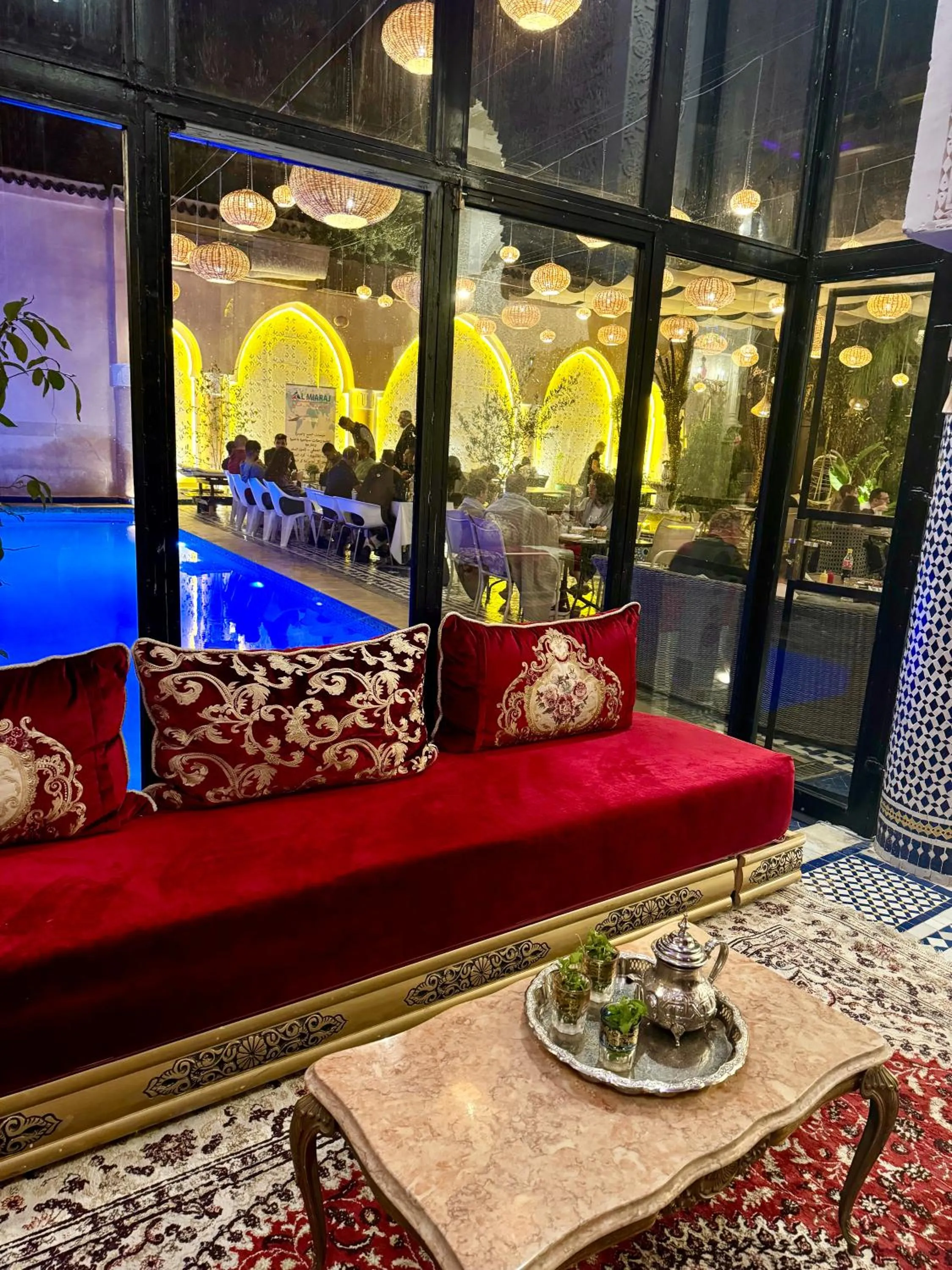 Patio in Palais Shazam & SPA