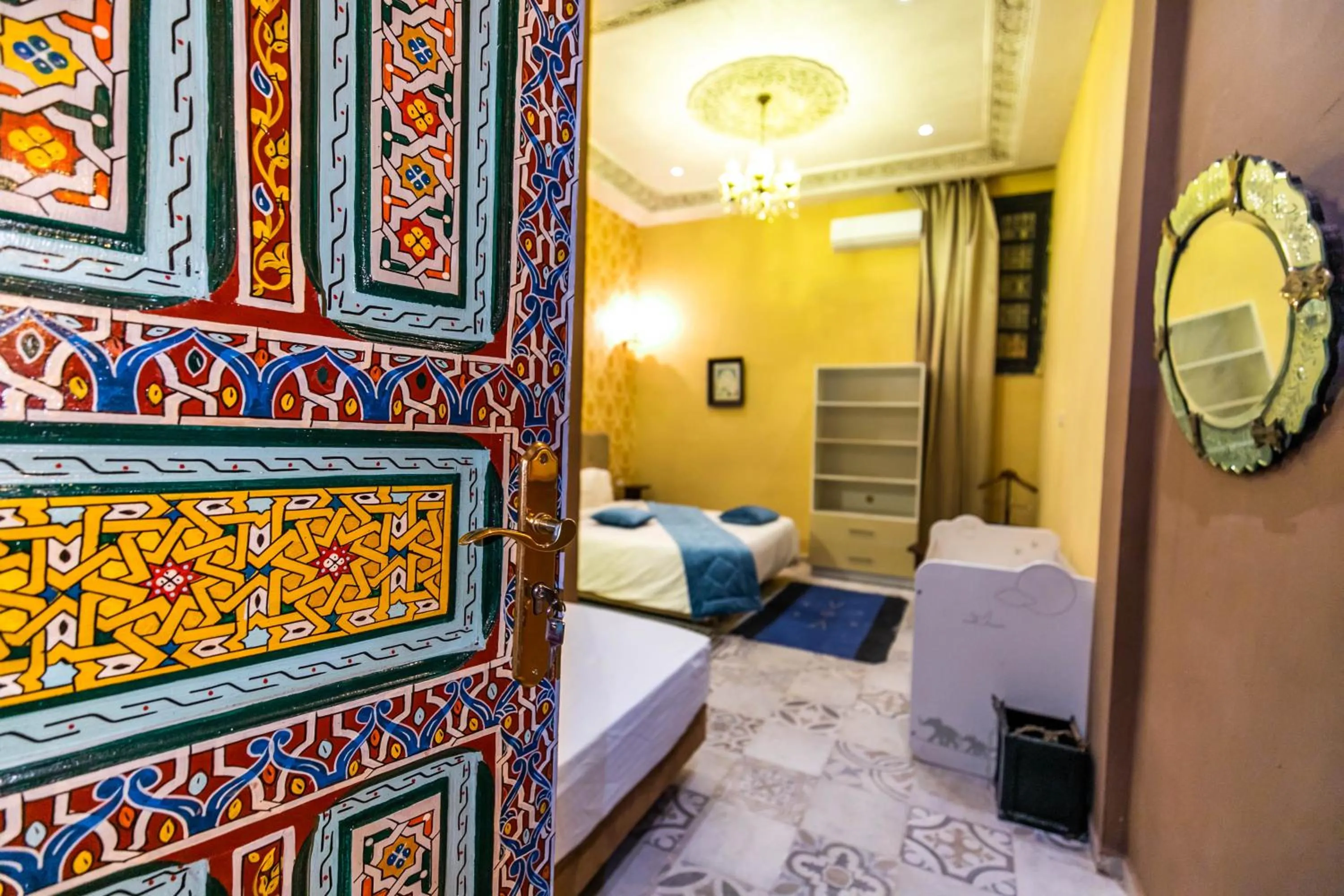 Decorative detail, Bed in Palais Shazam & SPA