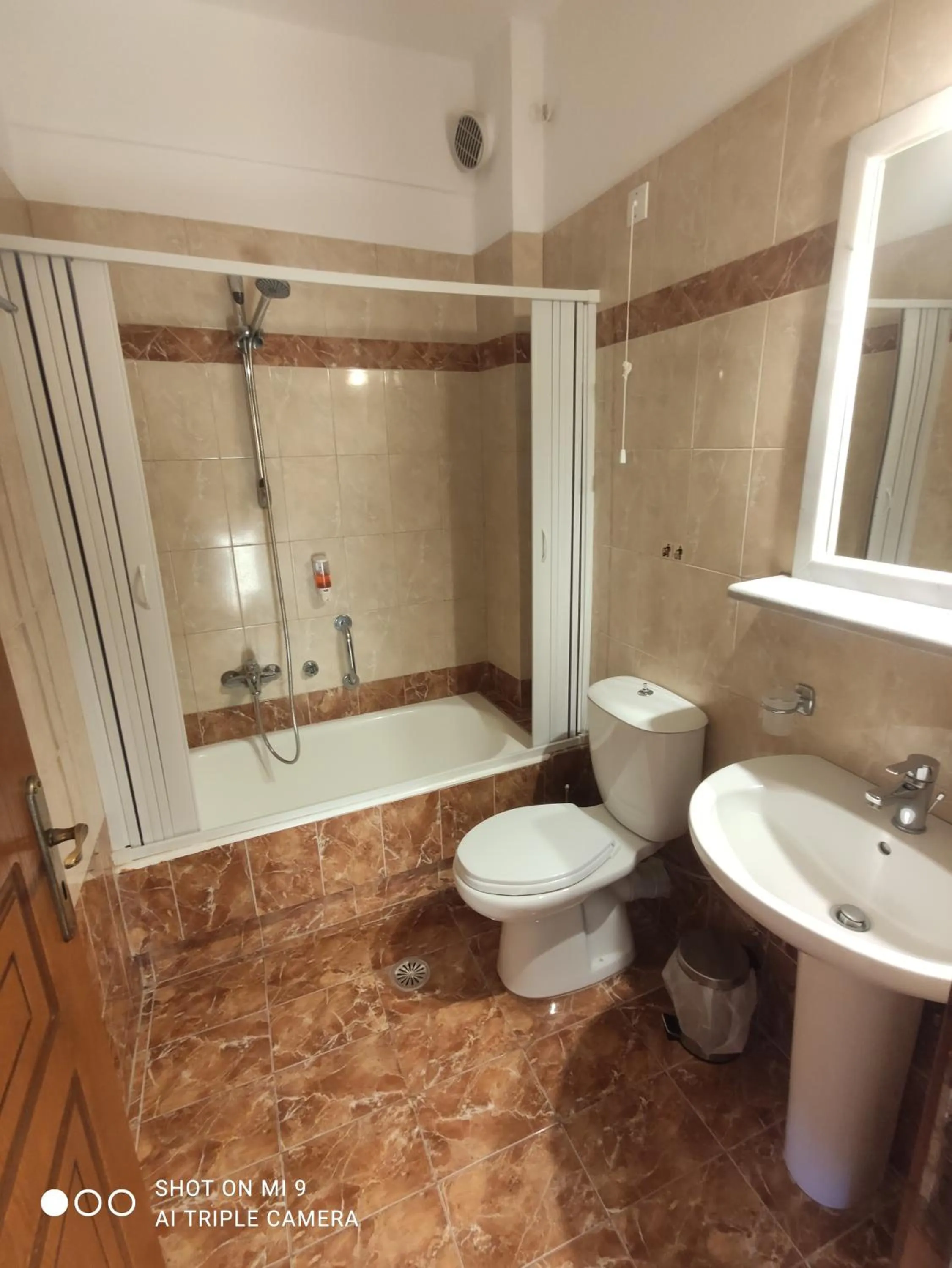 Bathroom in Leonidas Apartments