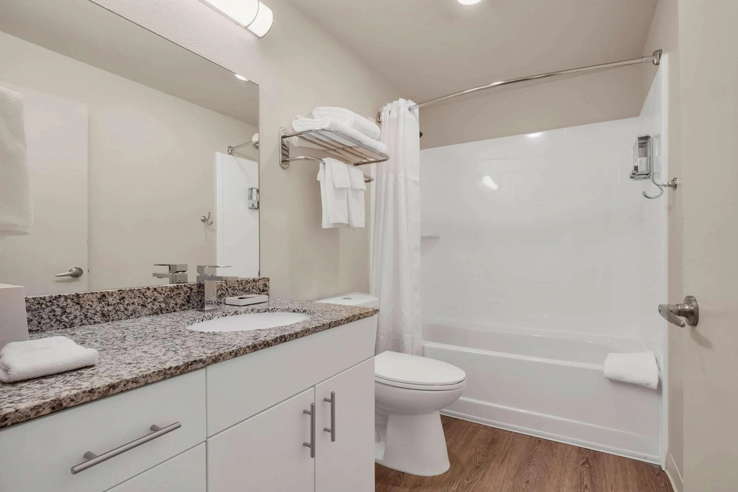 Bathroom in WaterWalk Extended Stay by Wyndham Charlotte - Arrowood