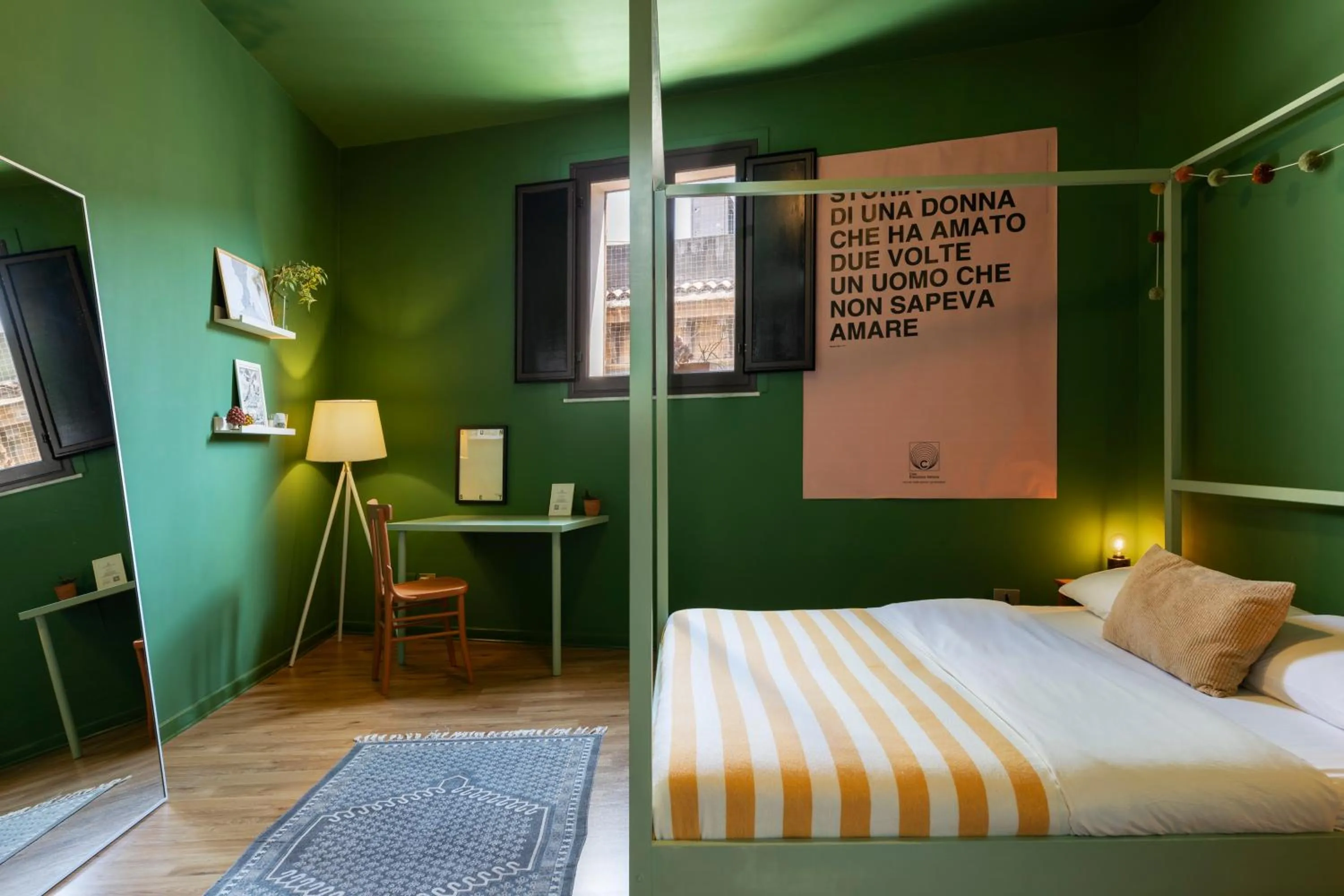 Bed in HOMESTAY rooftop