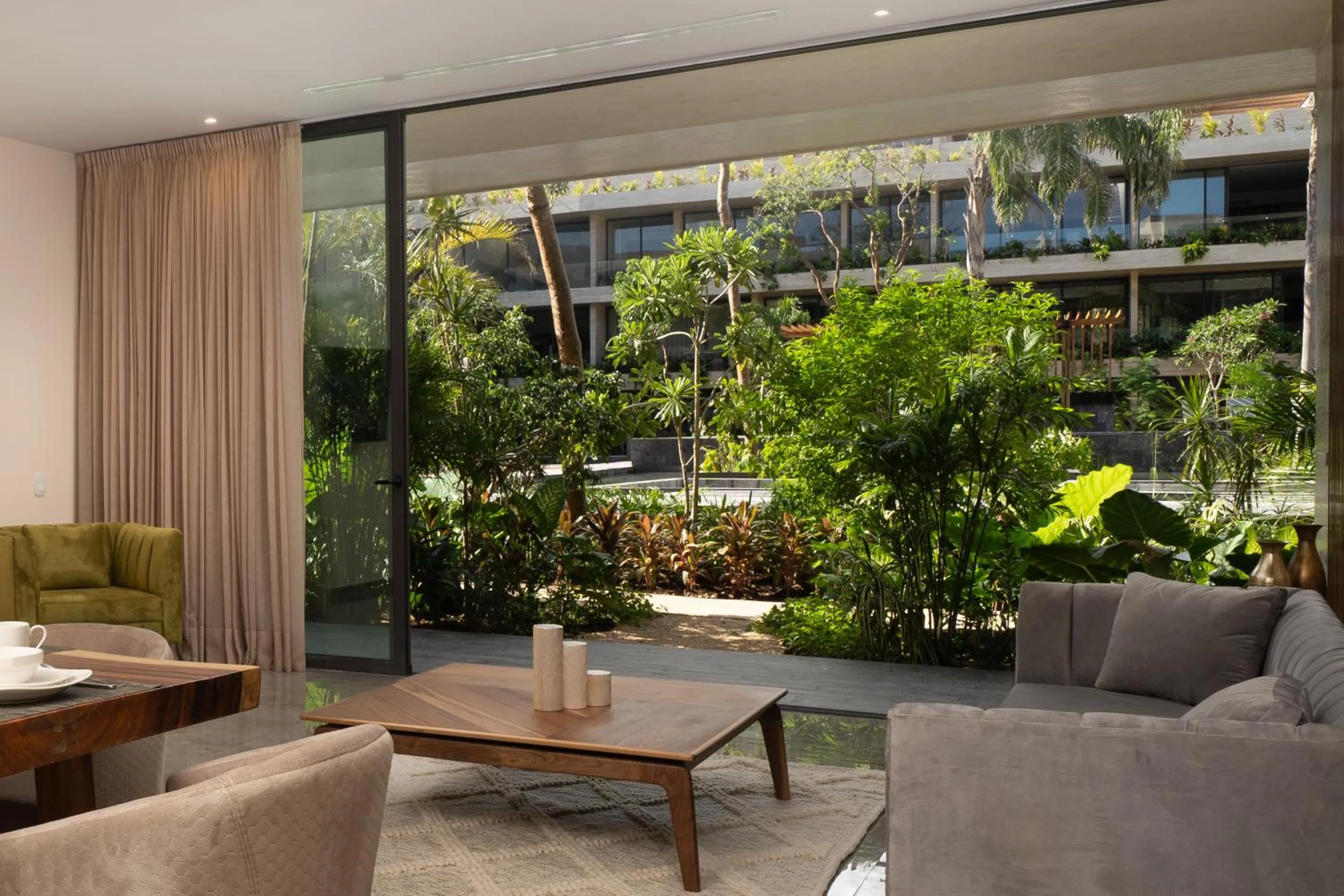 Living room in Mistiq Tulum