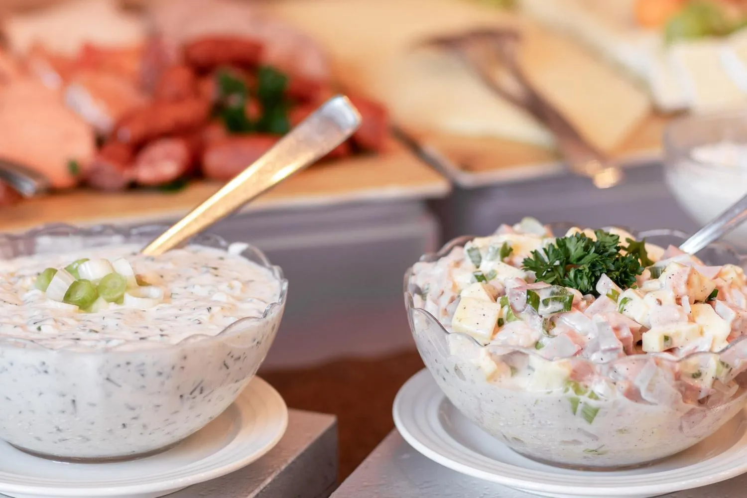 Buffet breakfast in Manufaktur Boutique Hotel