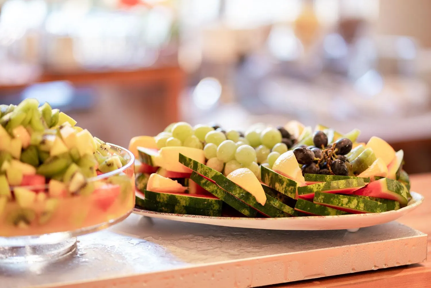 Buffet breakfast in Manufaktur Boutique Hotel