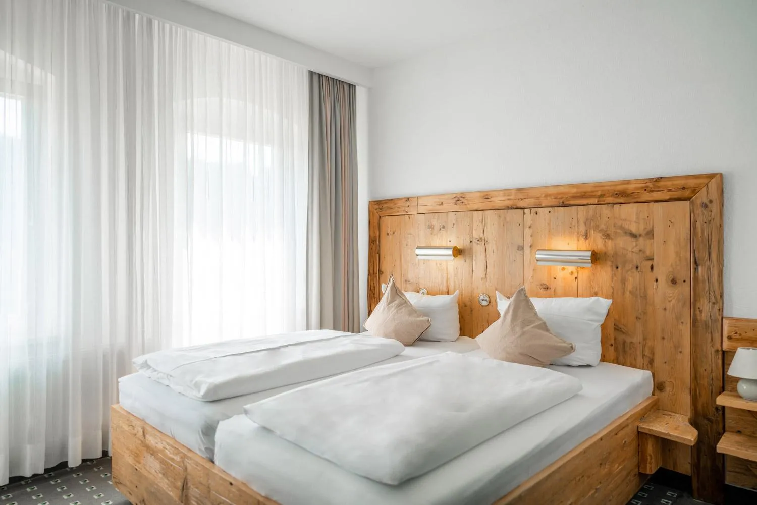 Bed in Manufaktur Boutique Hotel