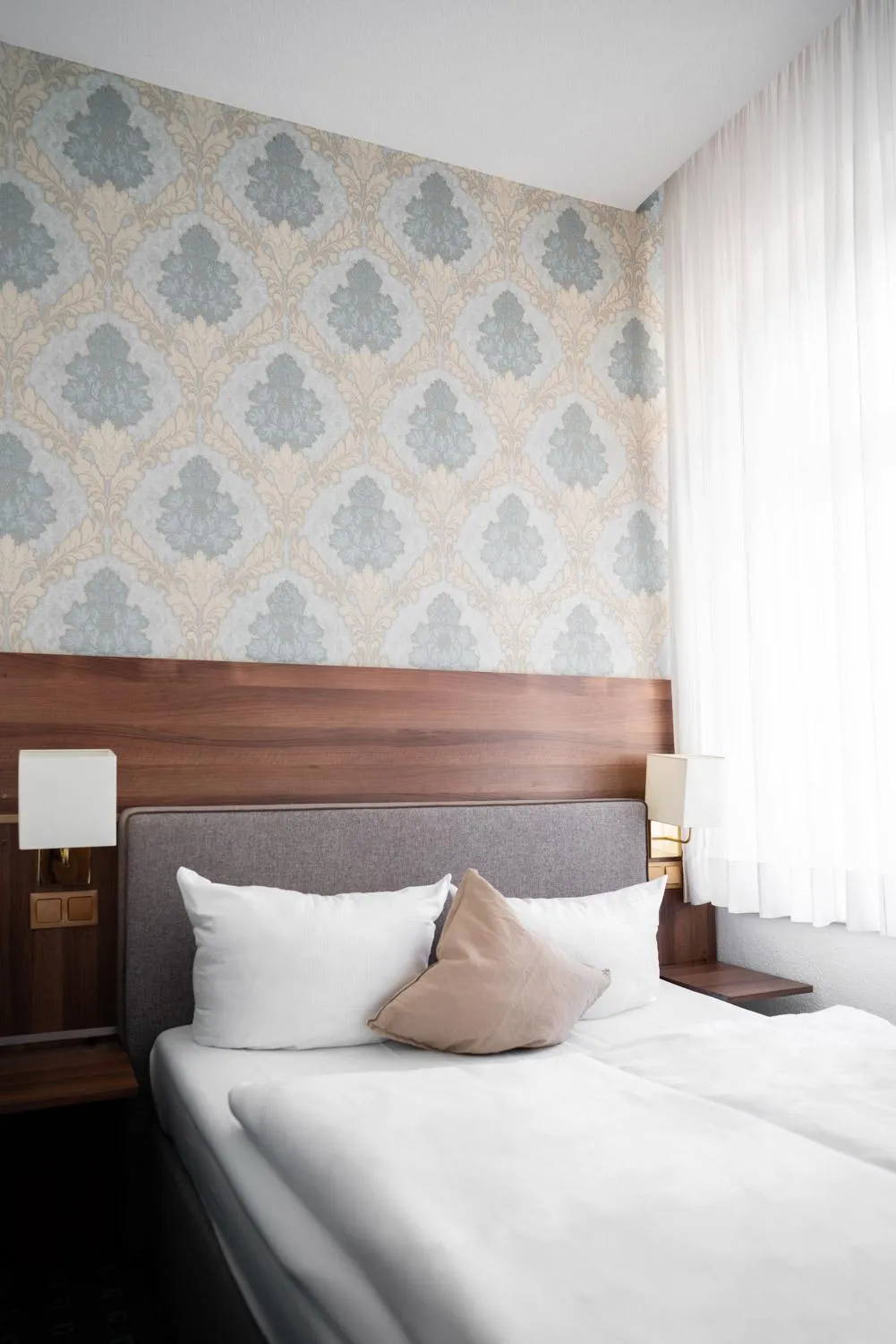 Bed in Manufaktur Boutique Hotel