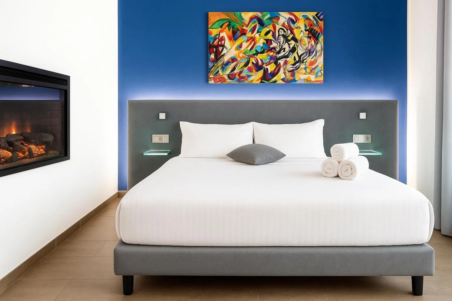 Bedroom, Bed in Sanfelice 33 Luxury Suites