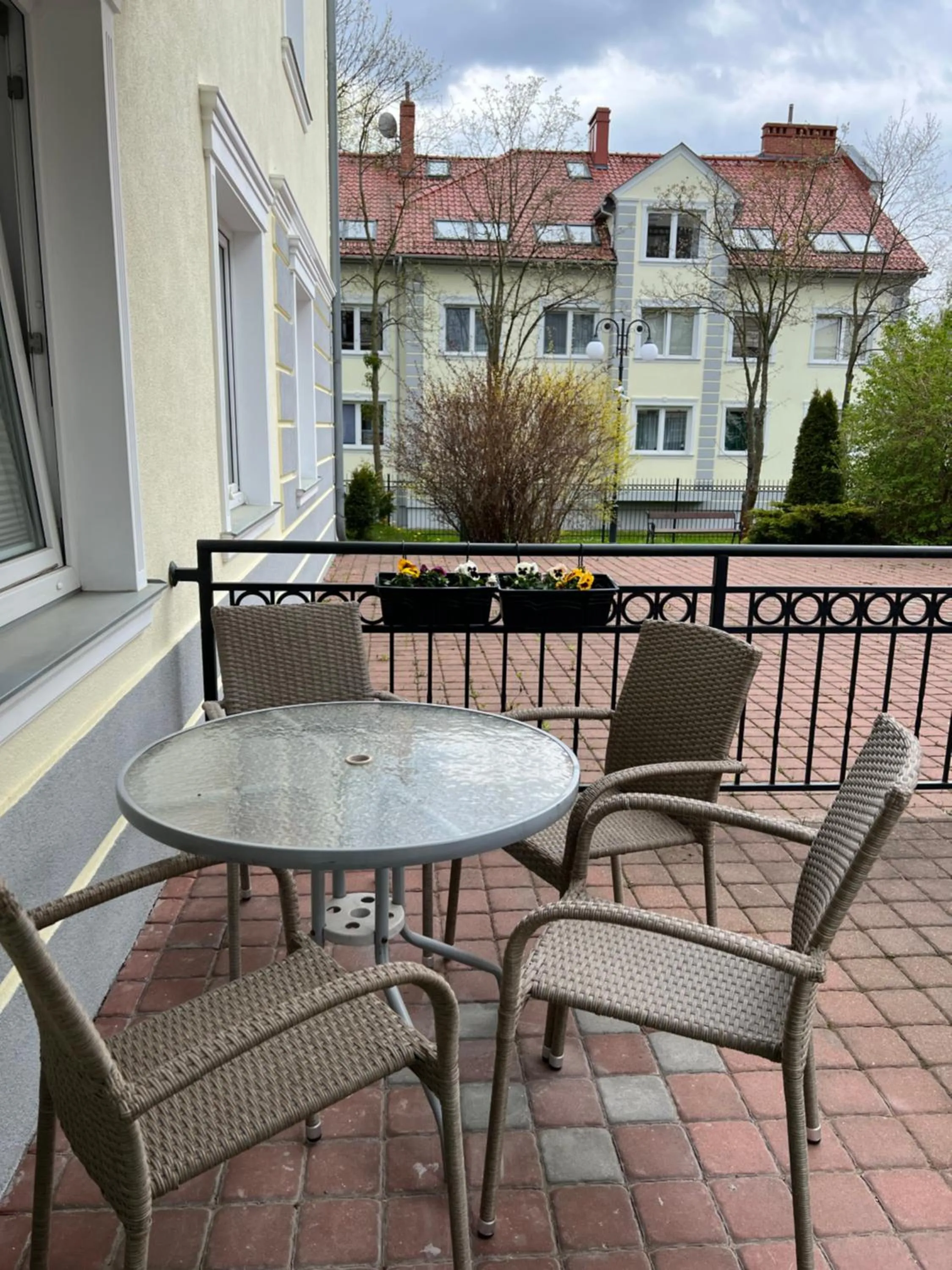 Balcony/Terrace in Apartament Morska Przystan