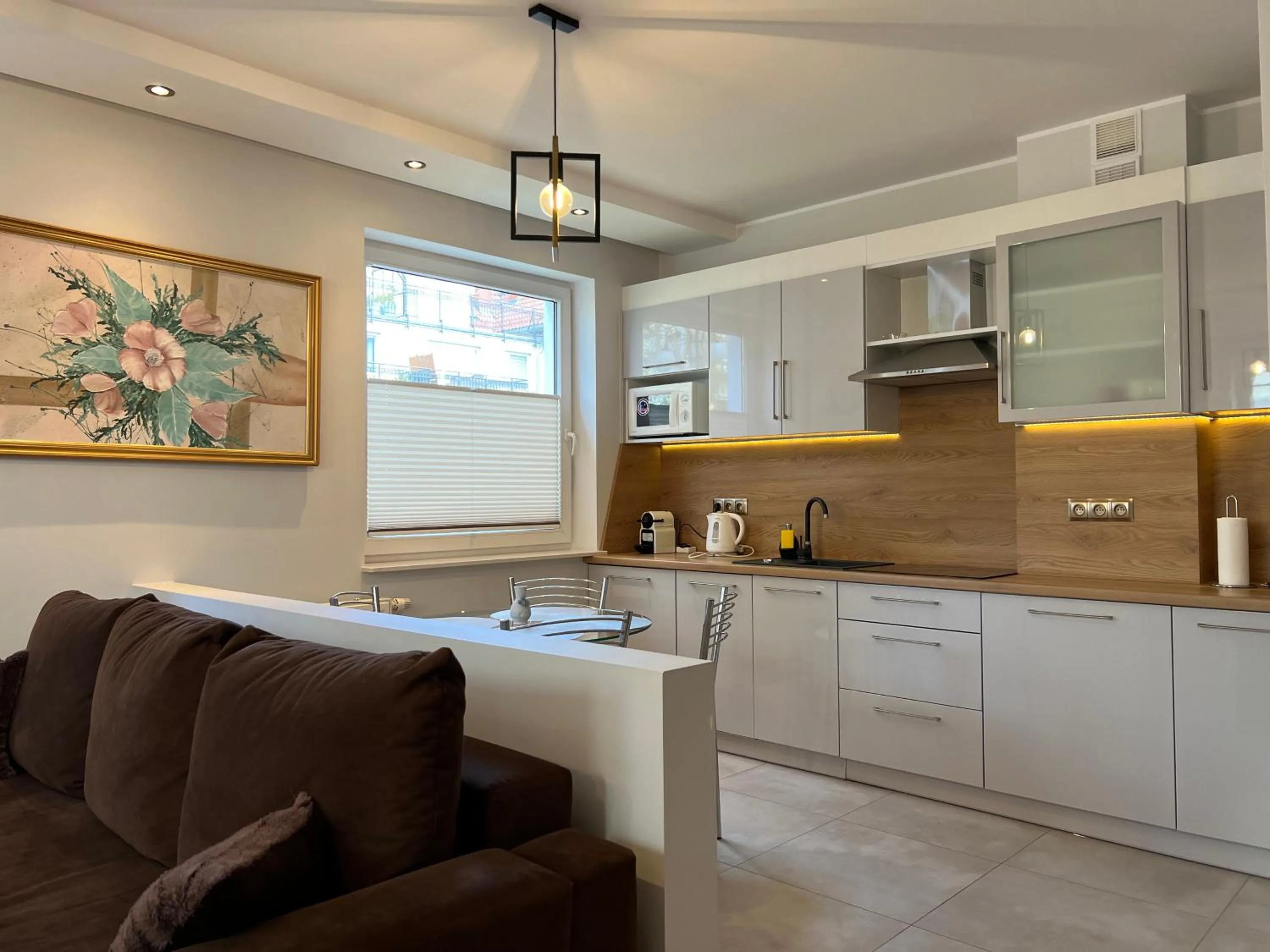 Kitchen or kitchenette in Apartament Morska Przystan
