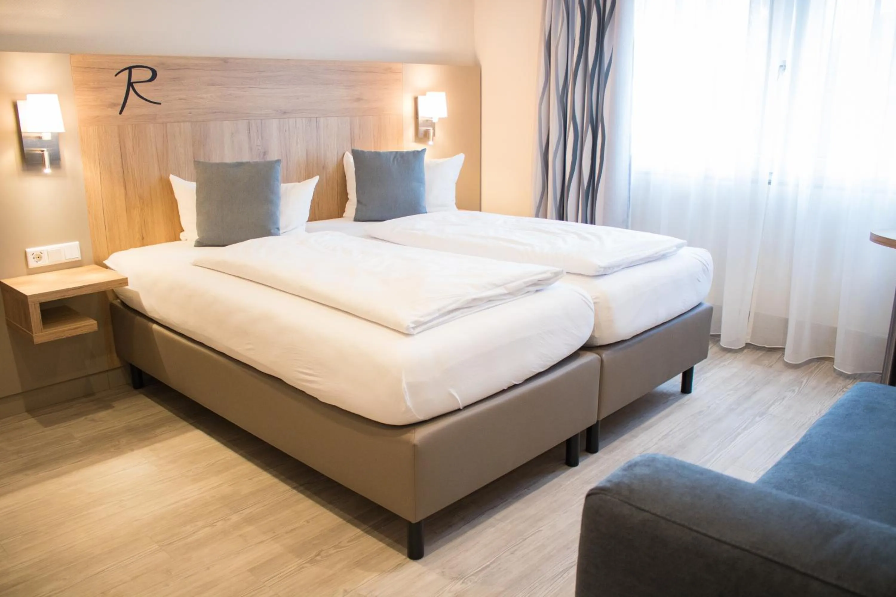 Bed in Hotel Rosenbusch