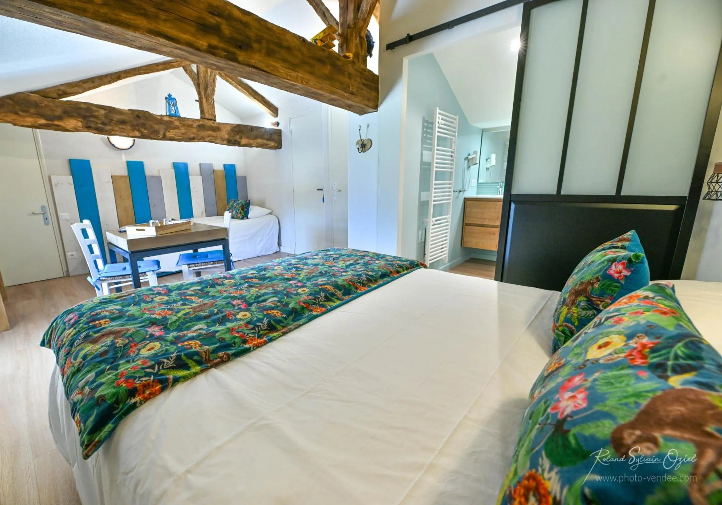 Bed in Les Chambres d'Aurore