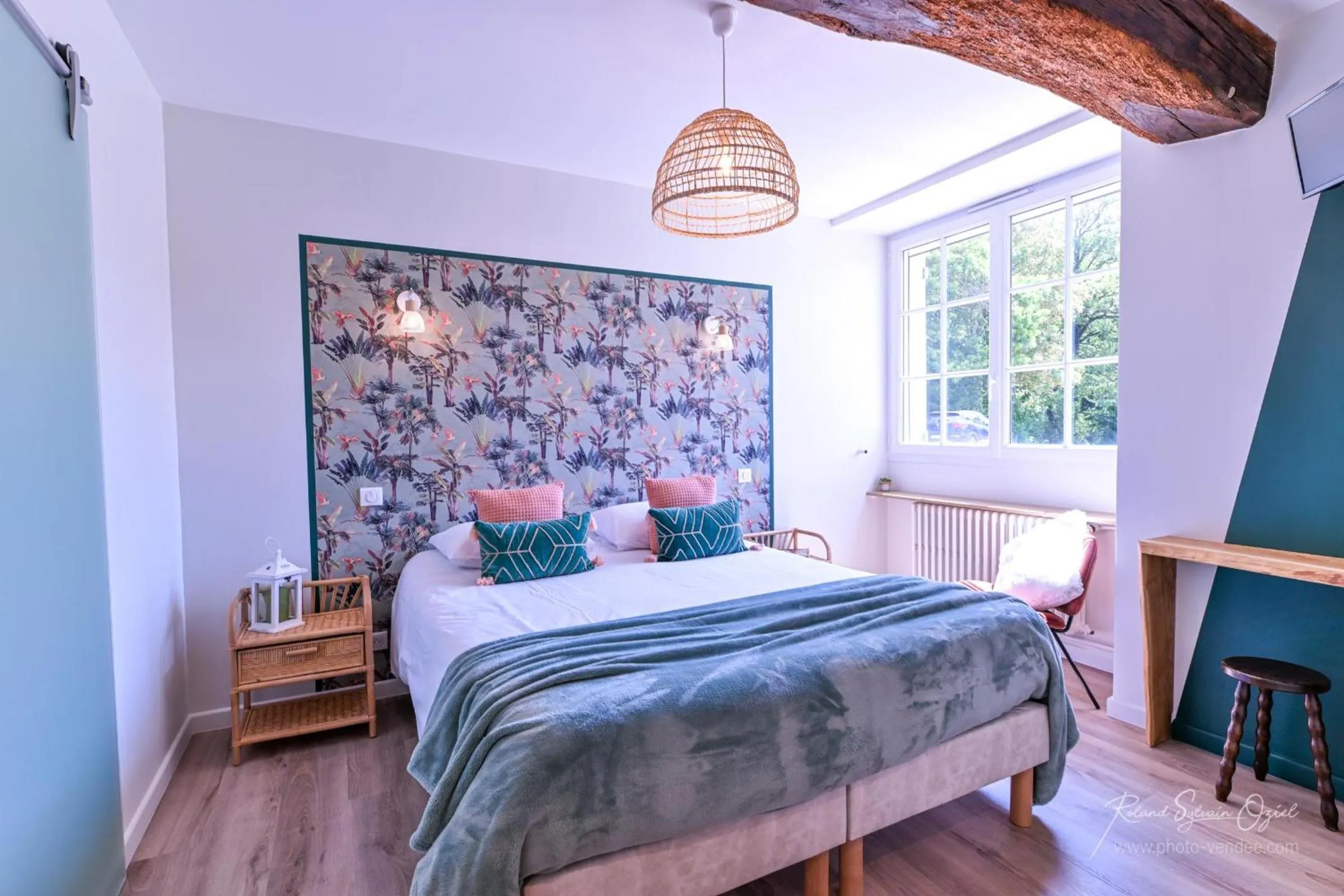 Bed in Les Chambres d'Aurore