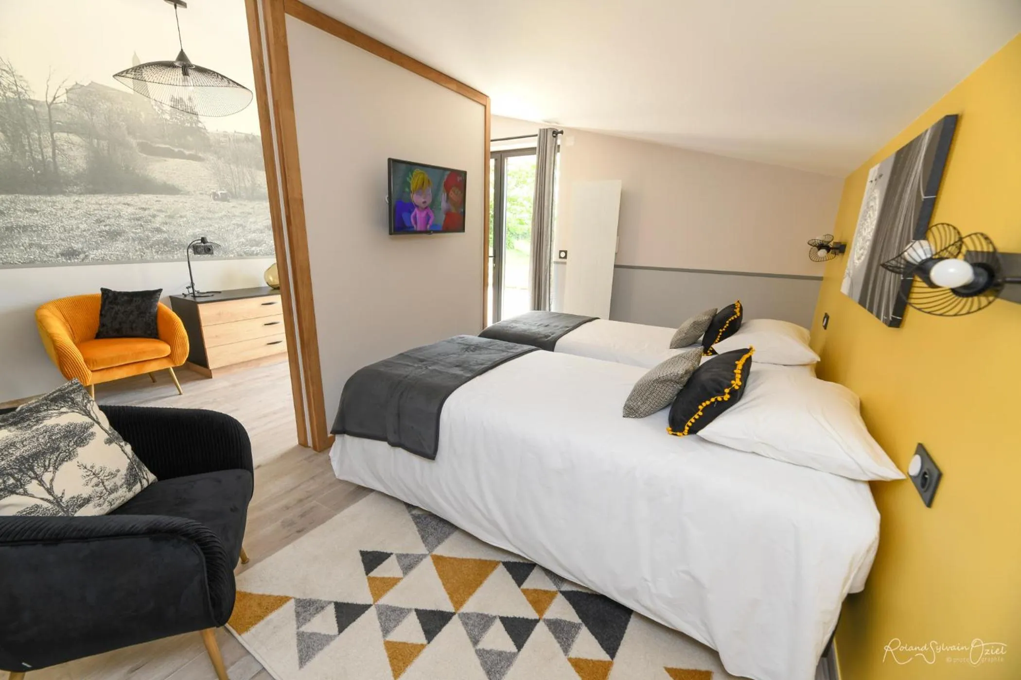 Bed in Les Chambres d'Aurore