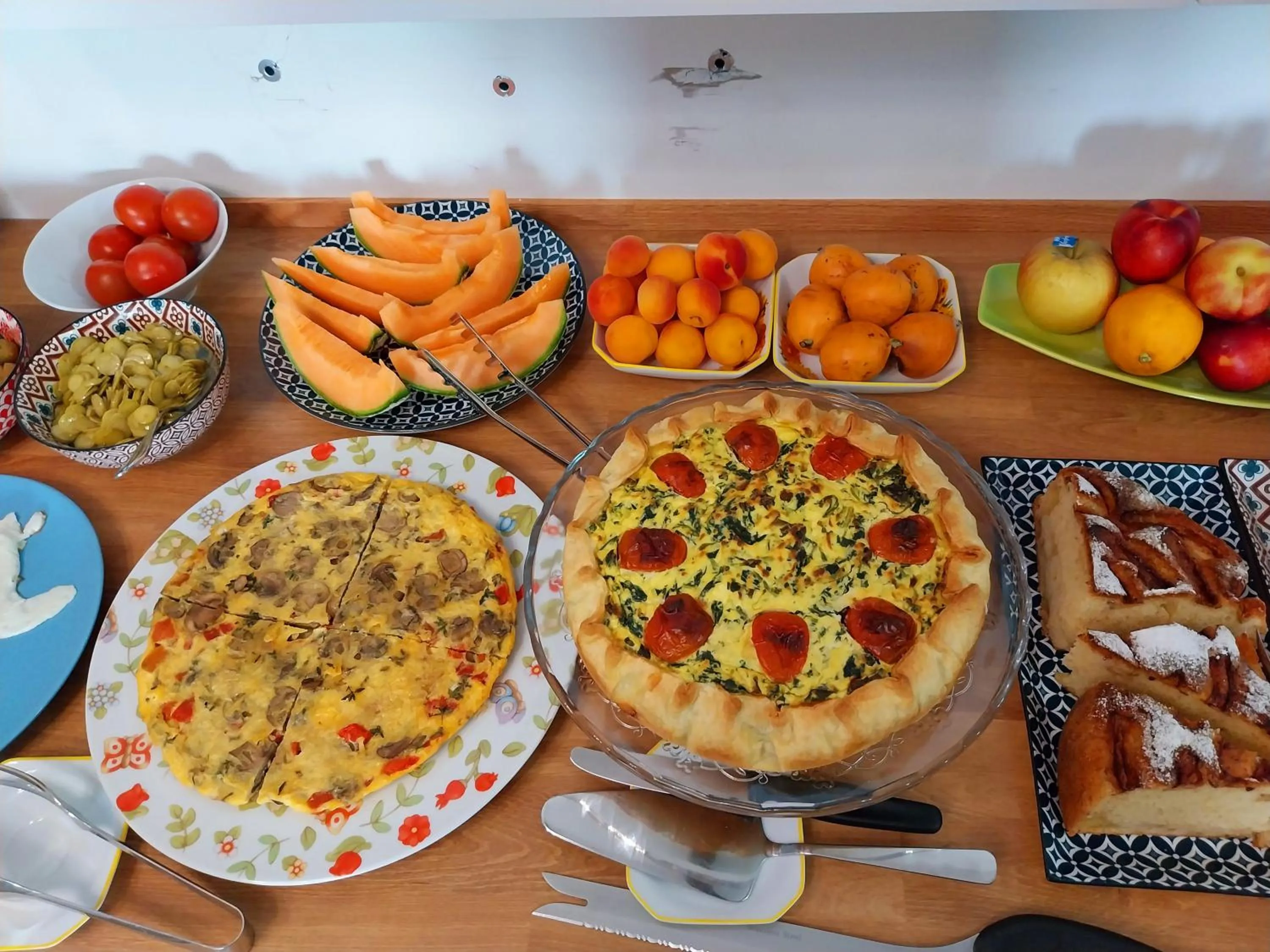 Food and drinks in Villa Bellavista Alba, B&B