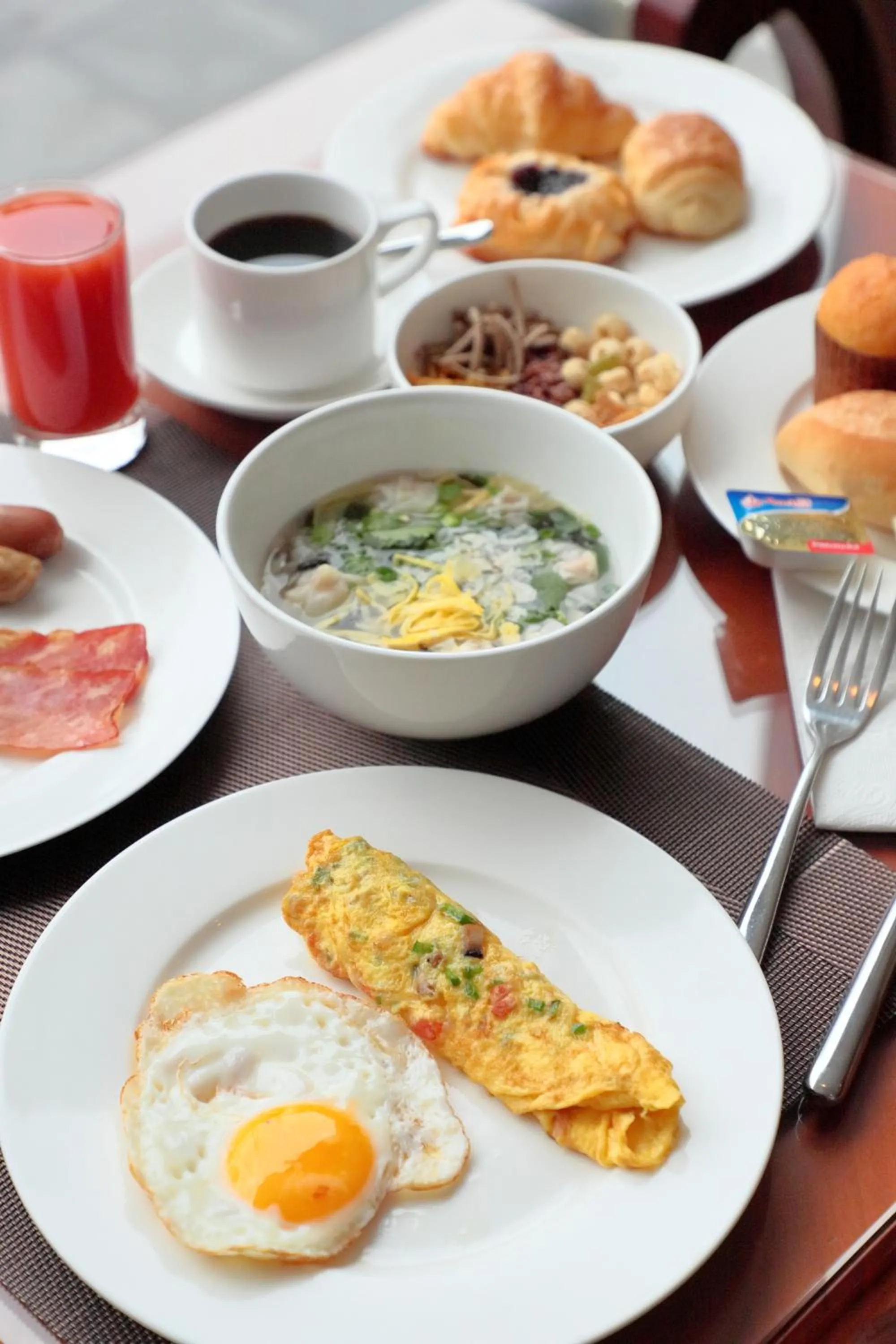 Breakfast in Jianguo Hotel Shanghai