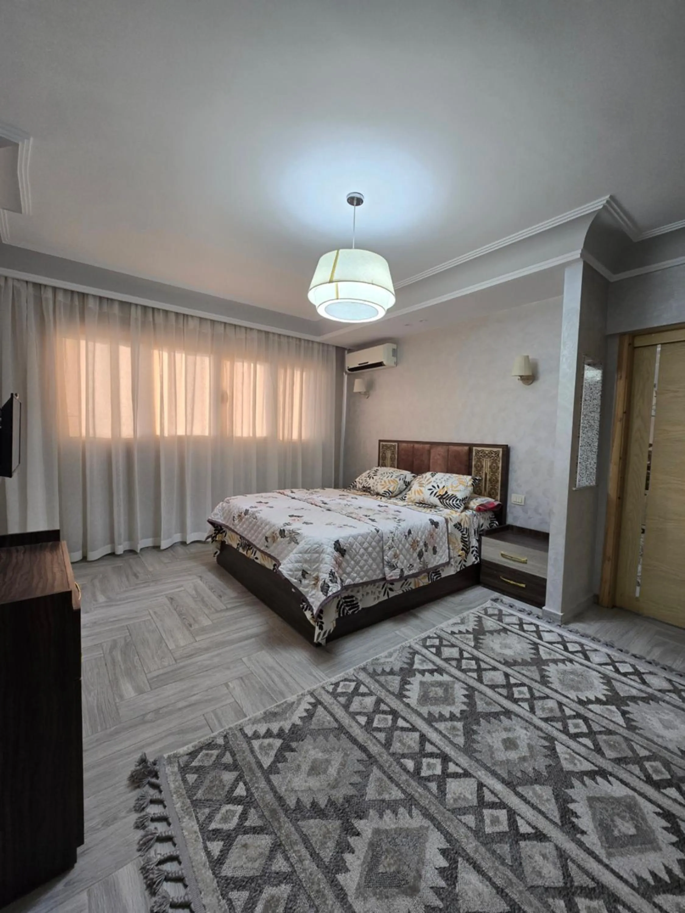 Bed in Comfy 2 Bedrooms Apartment in Cairo 94S