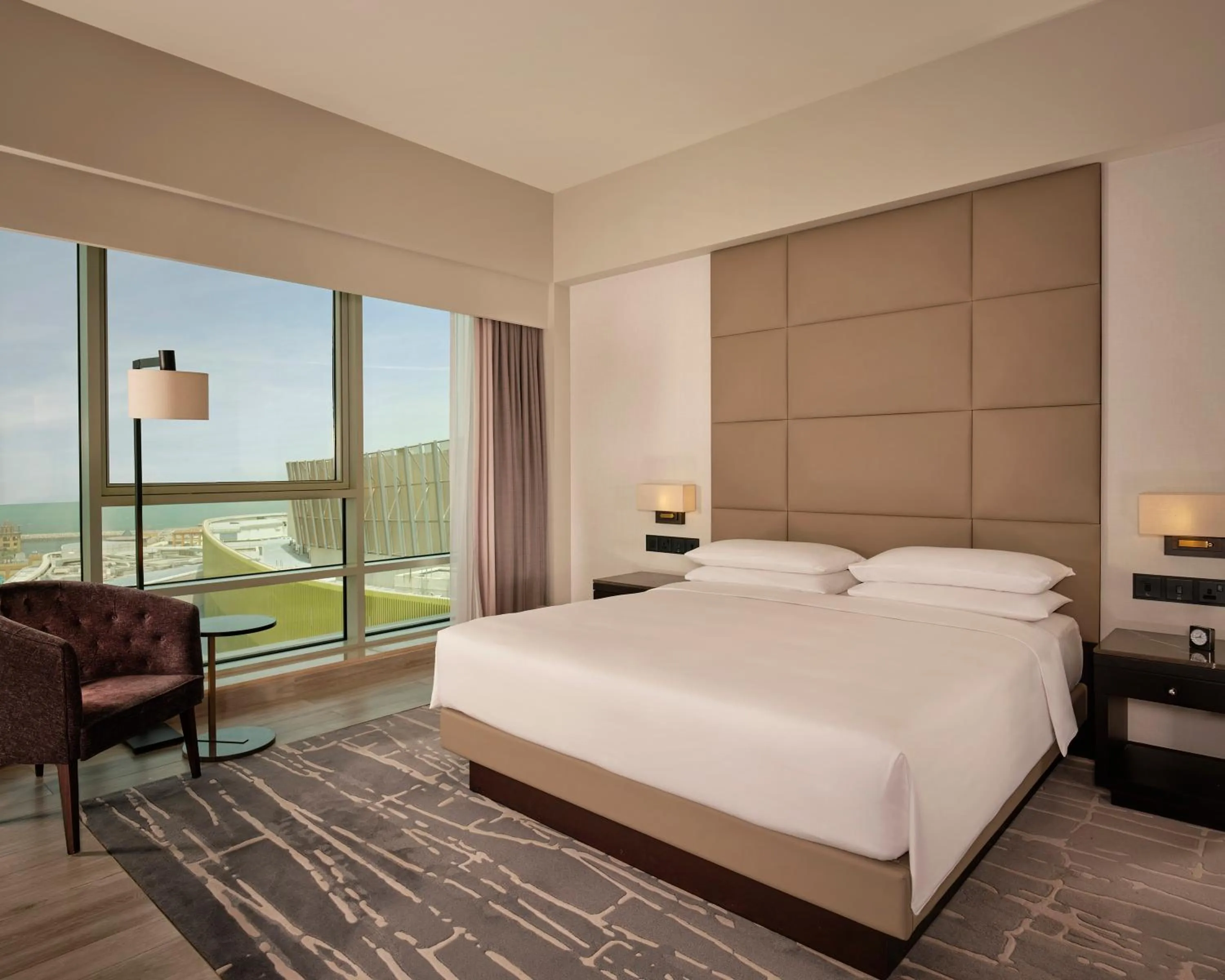 Natural landscape, Bed in Hyatt Regency Al Kout Mall