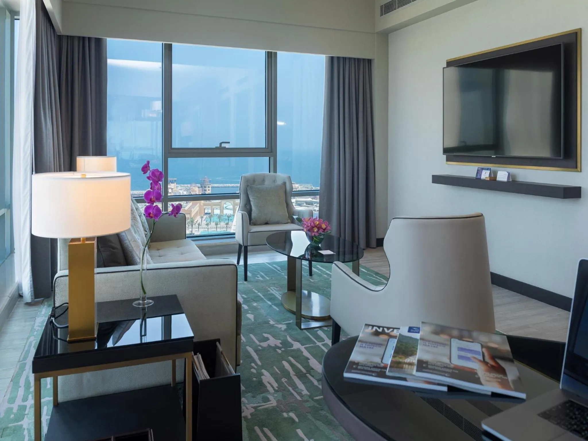 Communal lounge/ TV room in Hyatt Regency Al Kout Mall