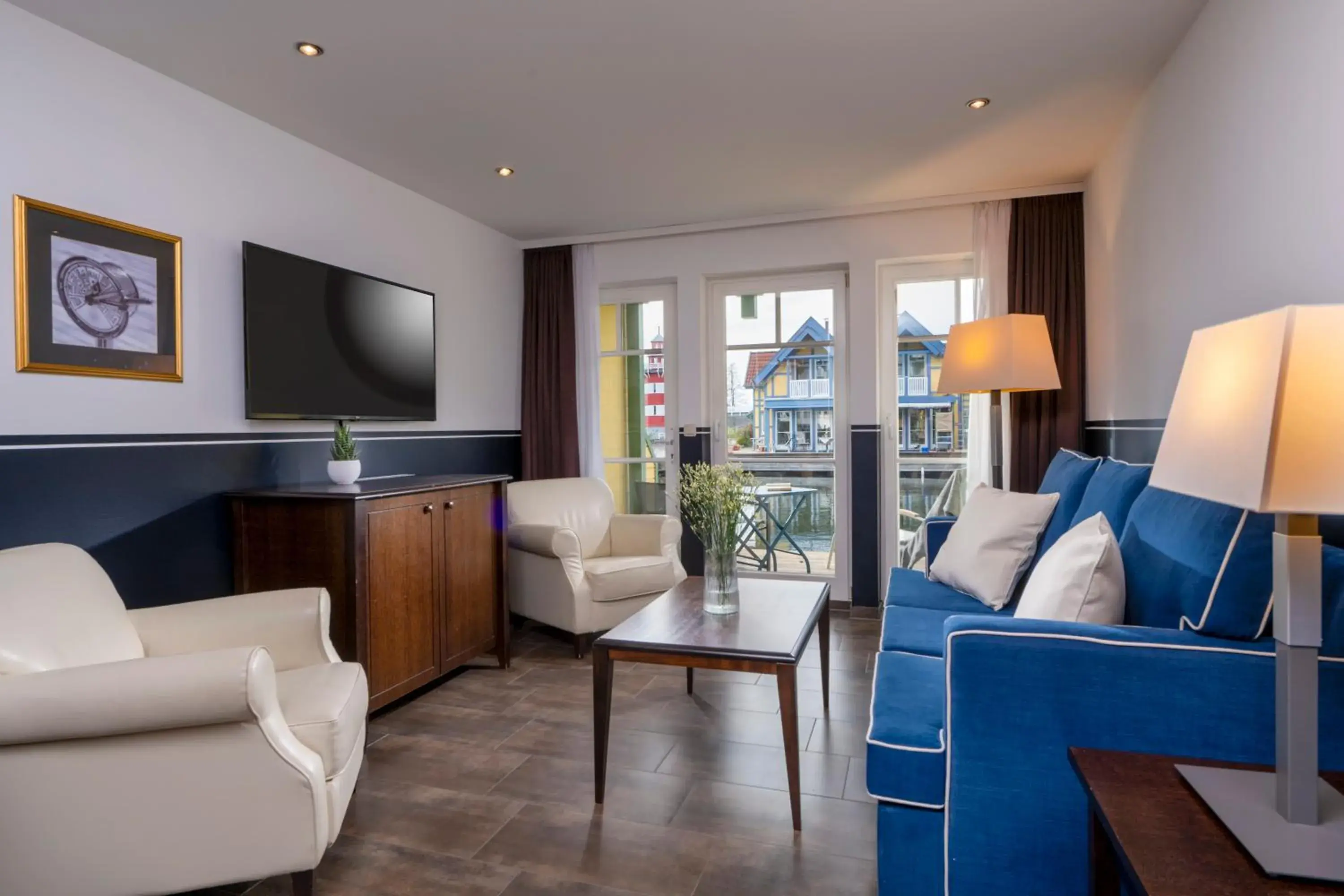 Living room in Precise Resort Hafendorf Rheinsberg Living room in Precise Resort Hafendorf Rheinsberg