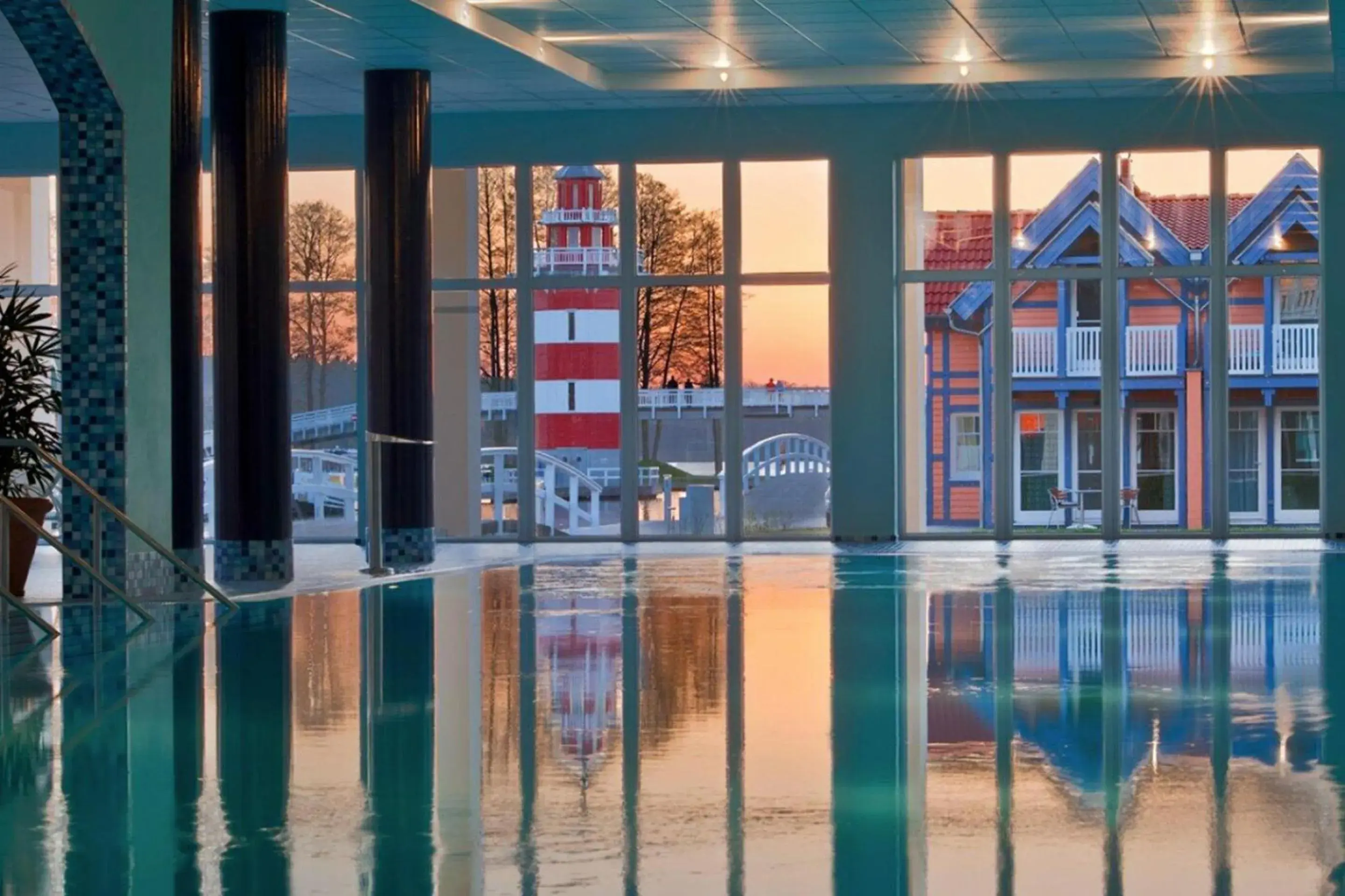 Swimming pool in Precise Resort Hafendorf Rheinsberg Swimming pool in Precise Resort Hafendorf Rheinsberg
