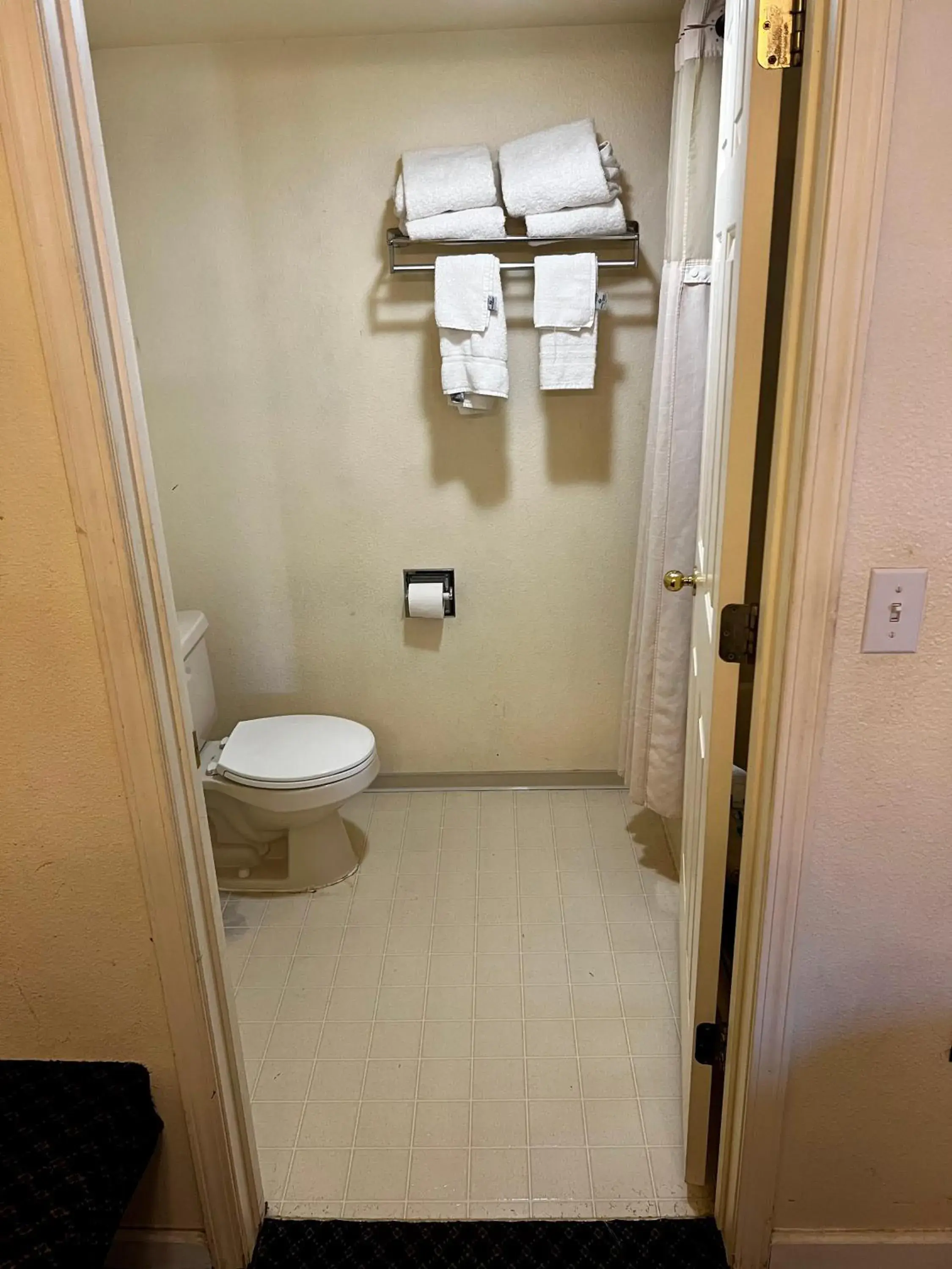 Toilet in Rodeway Inn - Santa Fe Inn Toilet in Rodeway Inn - Santa Fe Inn
