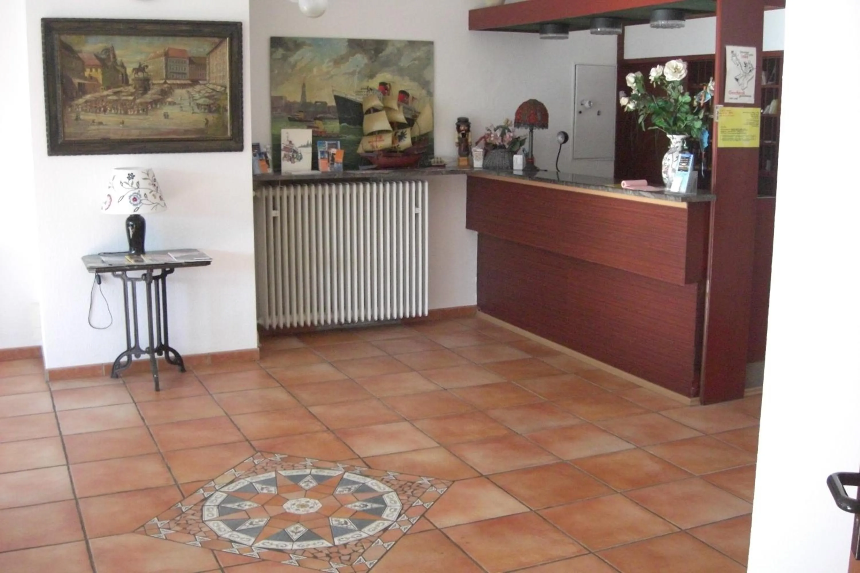 Lobby or reception in Hotel Solinger Hof