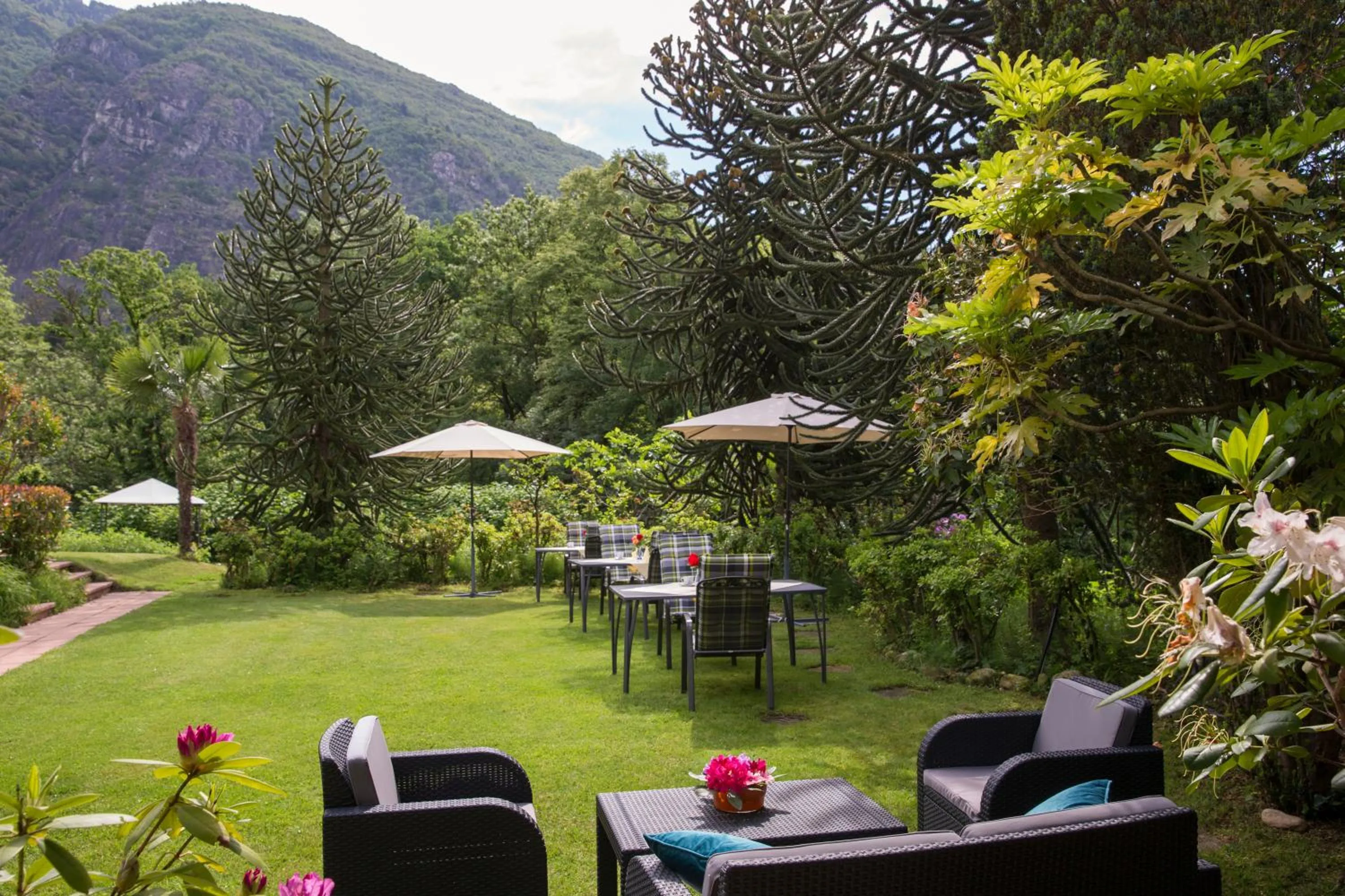 Garden in Hotel Al Fiume