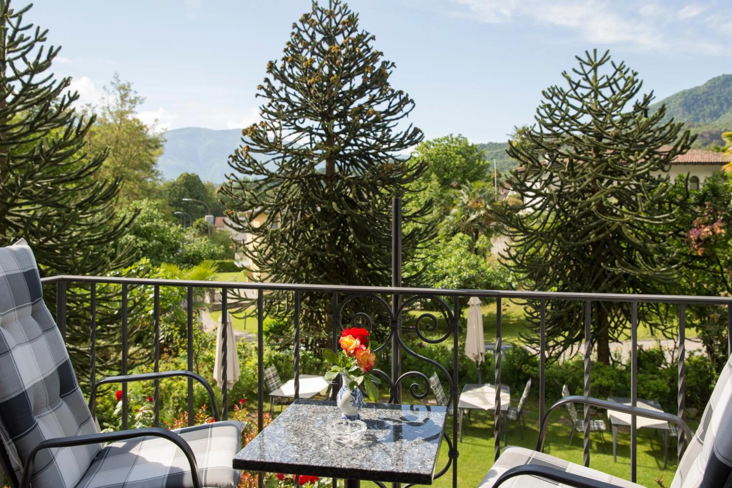 Garden view in Hotel Al Fiume