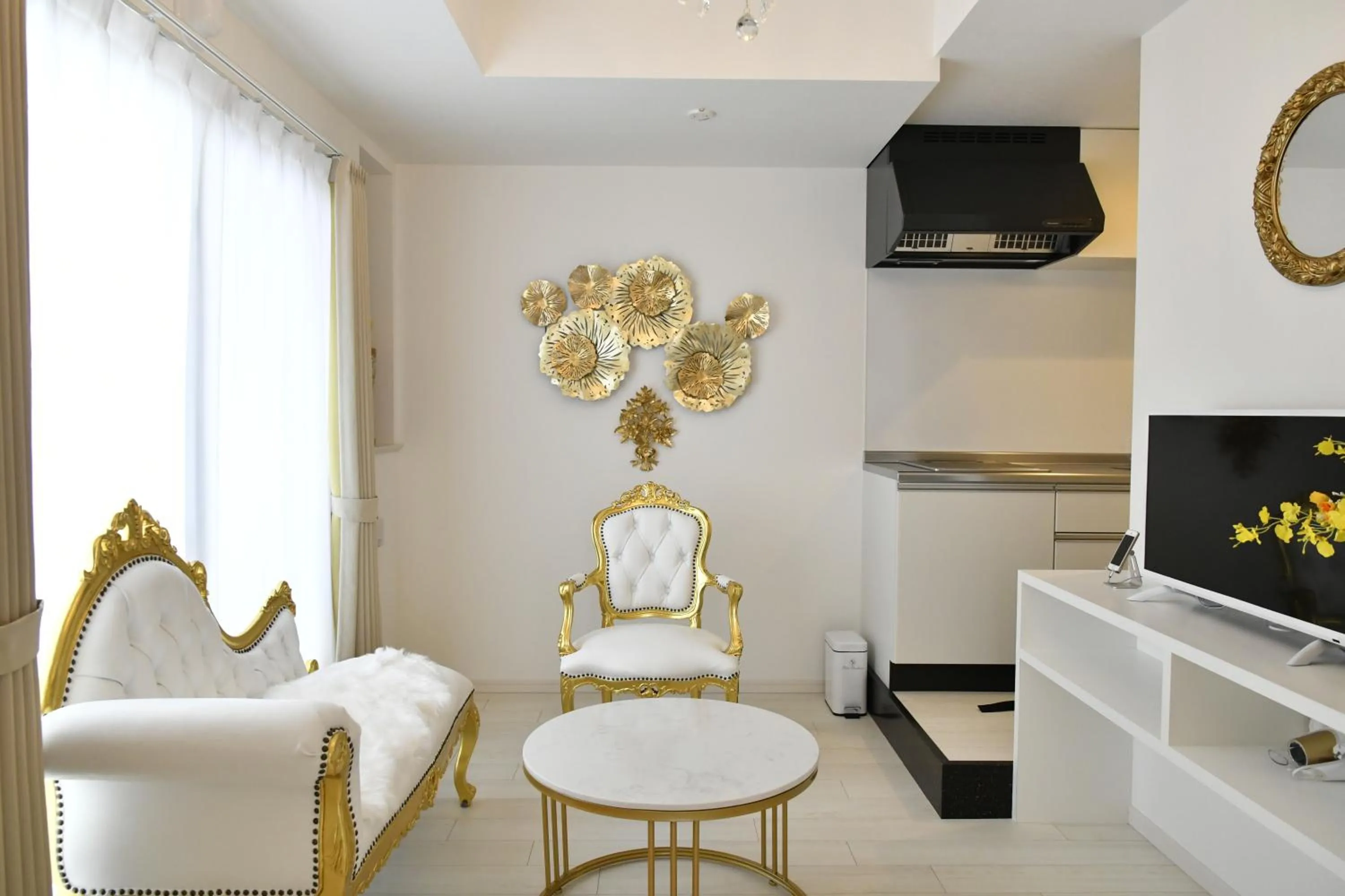 Kitchen or kitchenette in CRYSTAL ＆ RESORT FUKUOKA