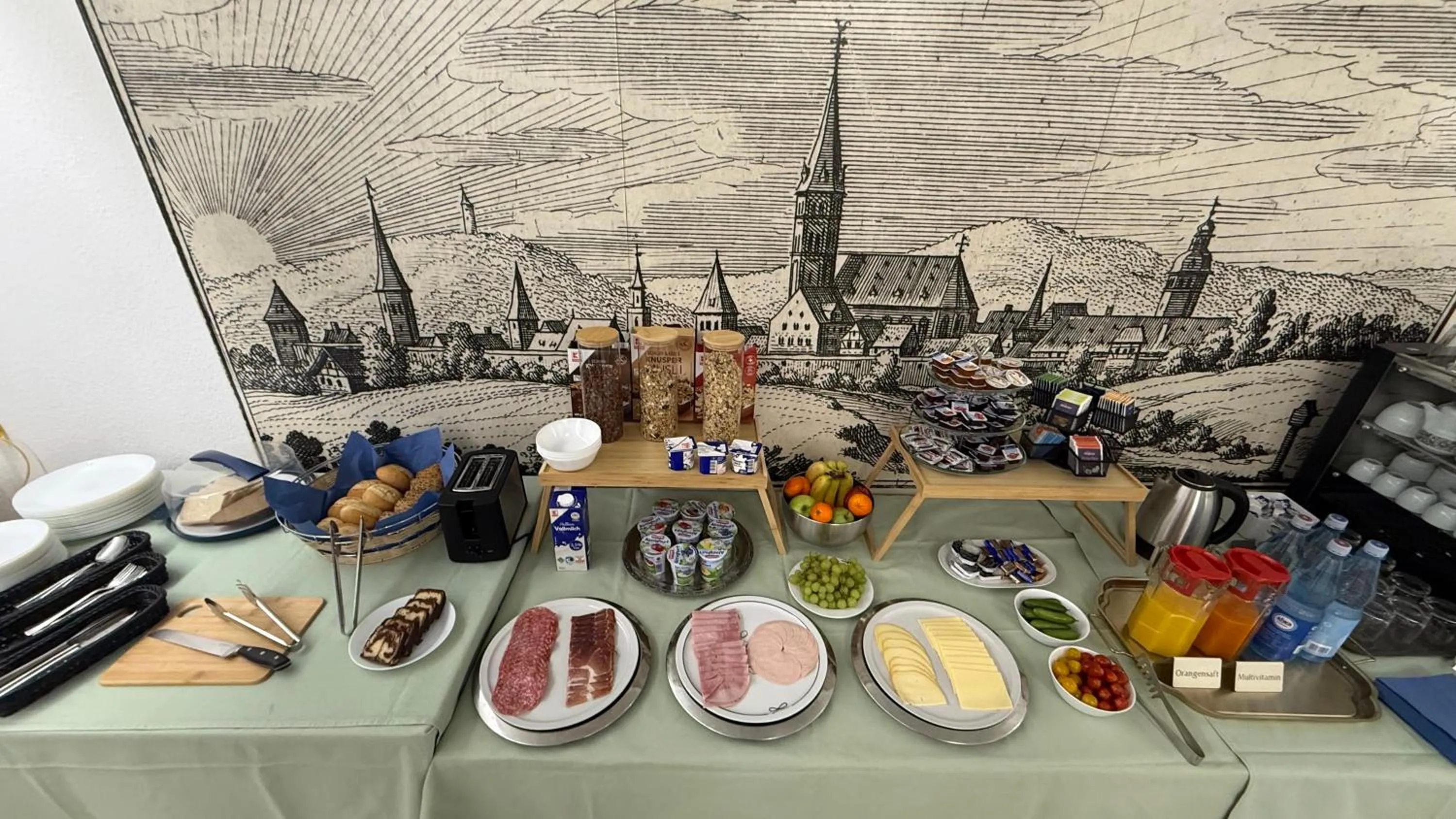 Breakfast in Hotel Villa Sulmana