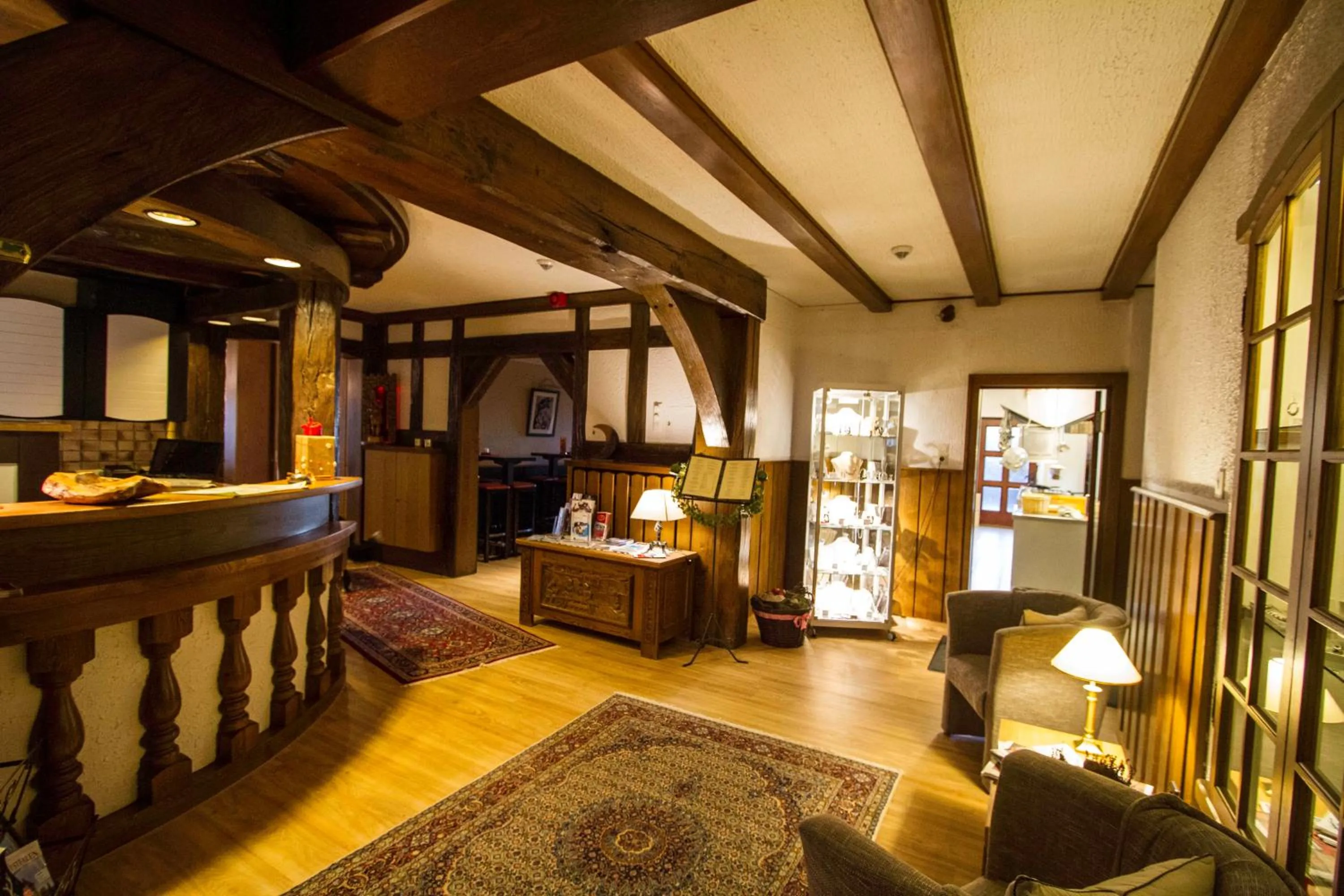 Lobby or reception in Hotel Schneider