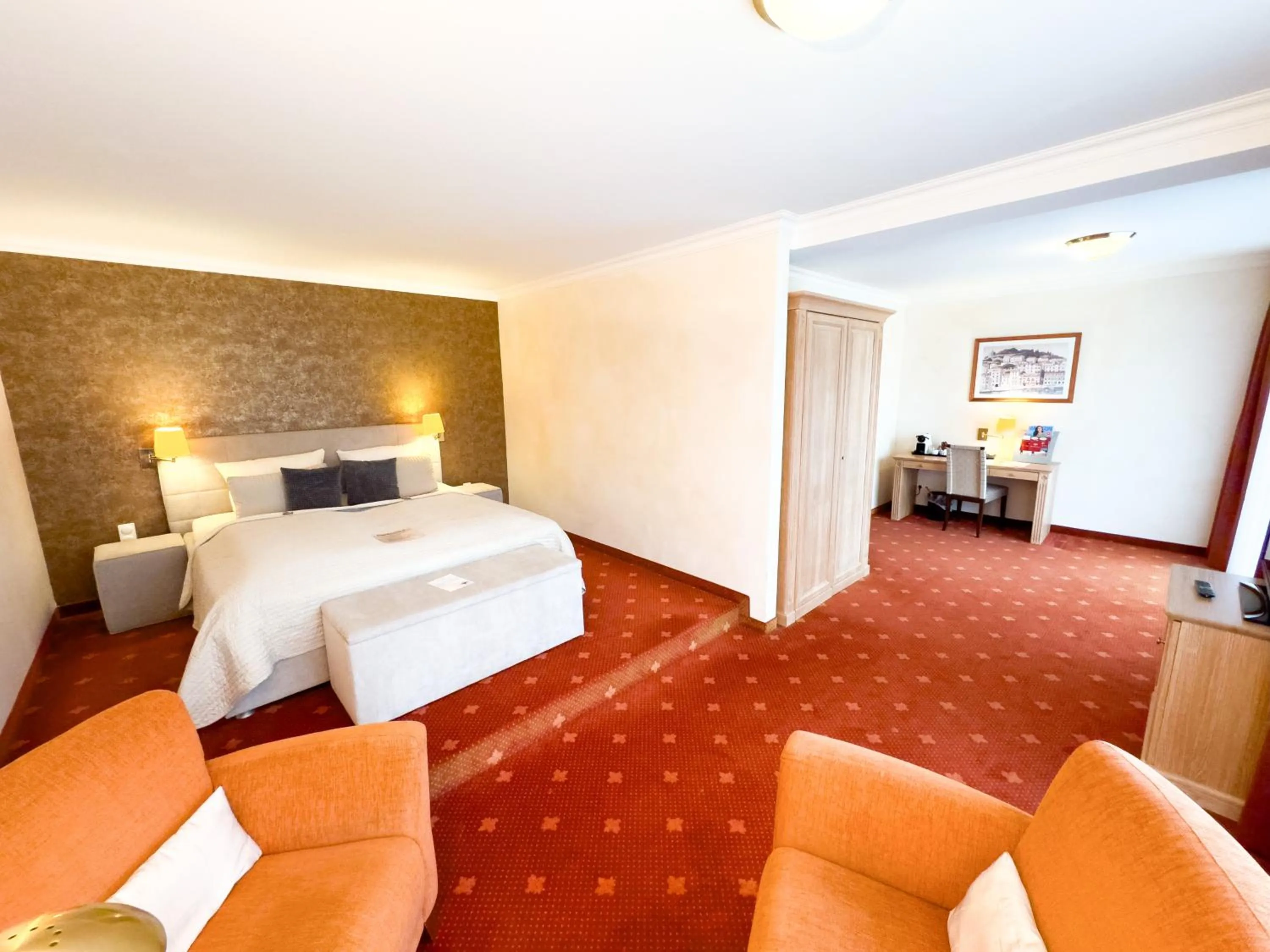 Bed in Hotel Villa Gropius