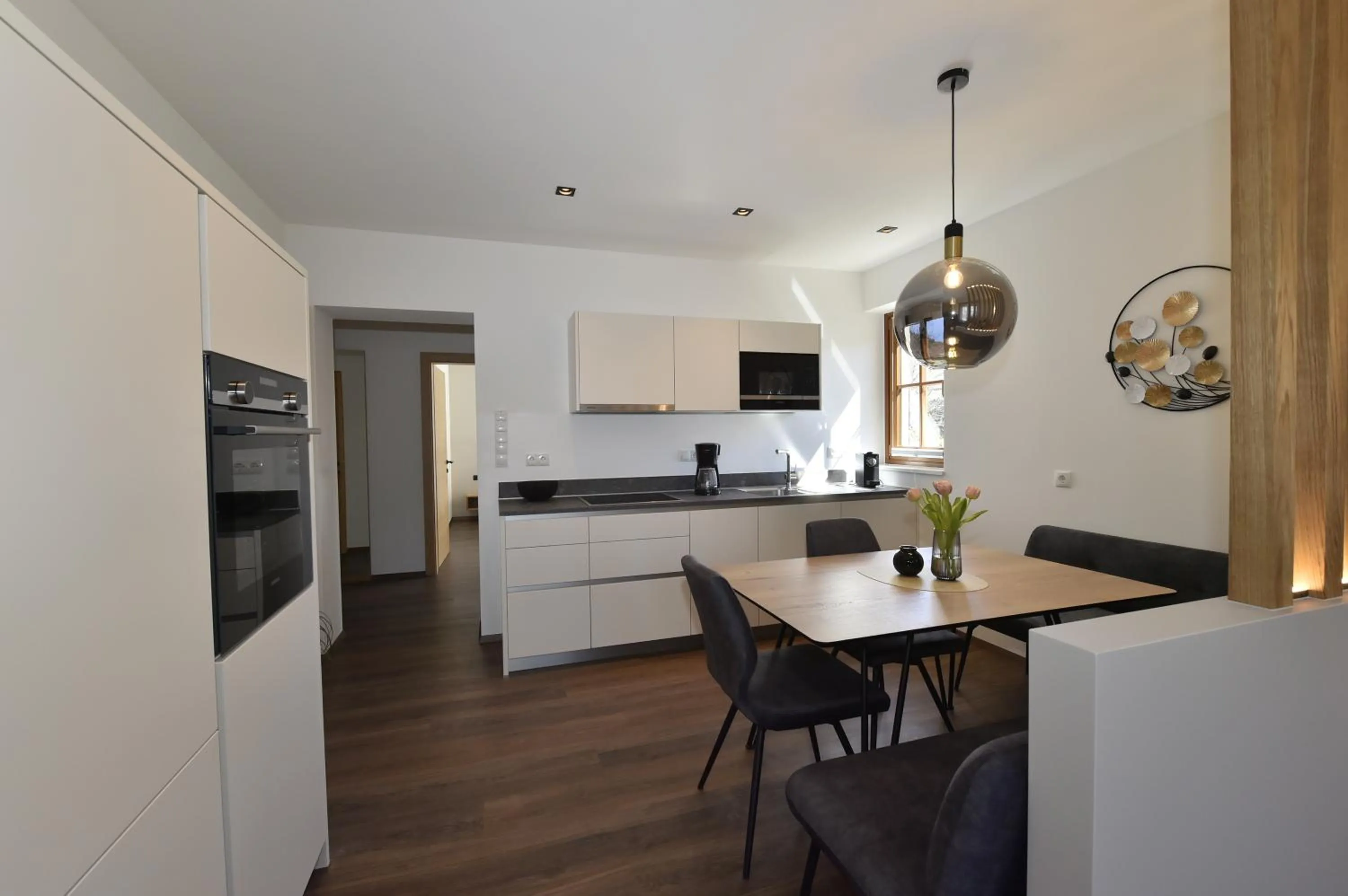 Kitchen or kitchenette in Appartements Lenzenhof