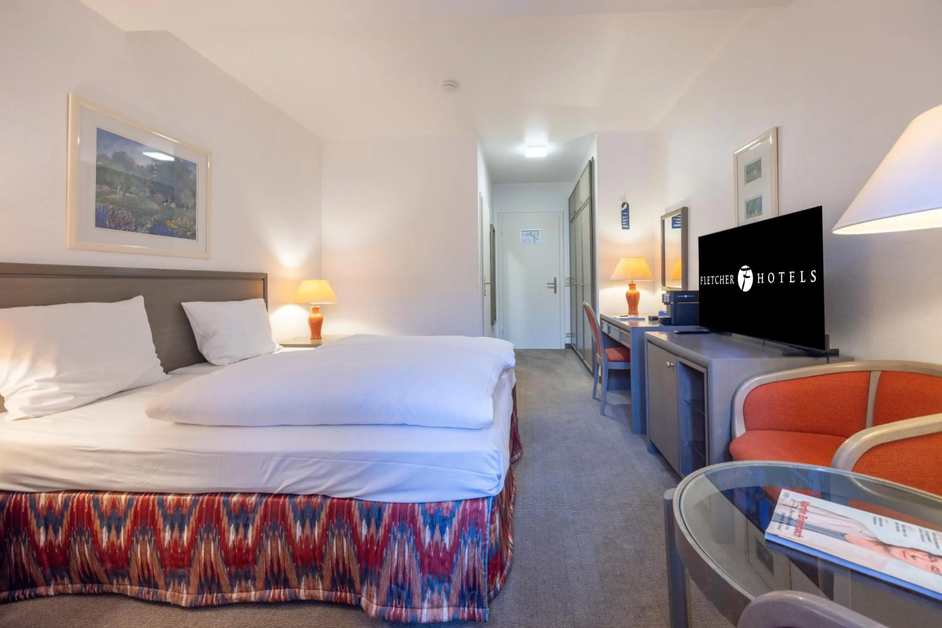 Bedroom, Bed in Fletcher Waldhotel Nordrhein-Westfalen