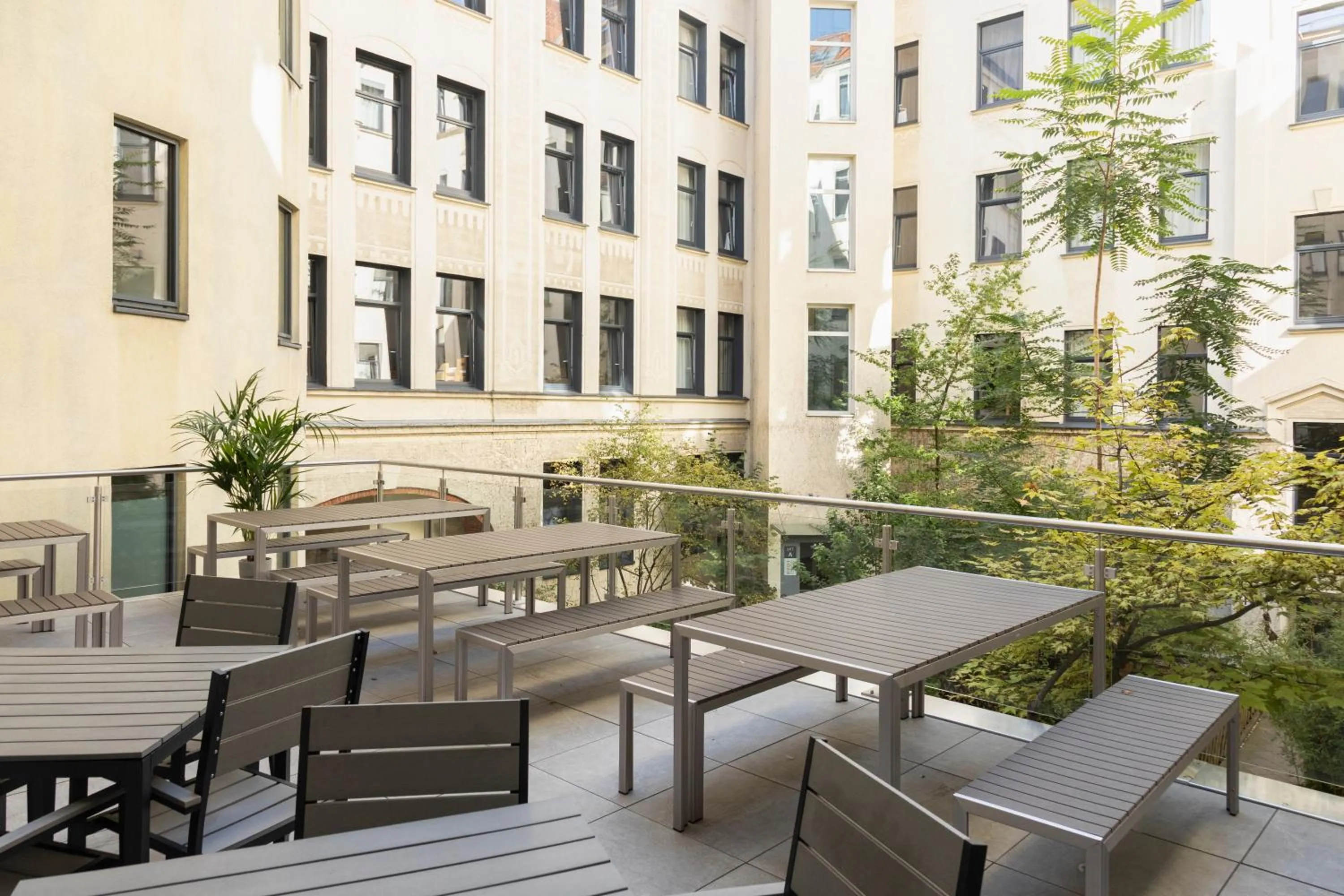 Balcony/Terrace in acama Hotel & Hostel Kreuzberg