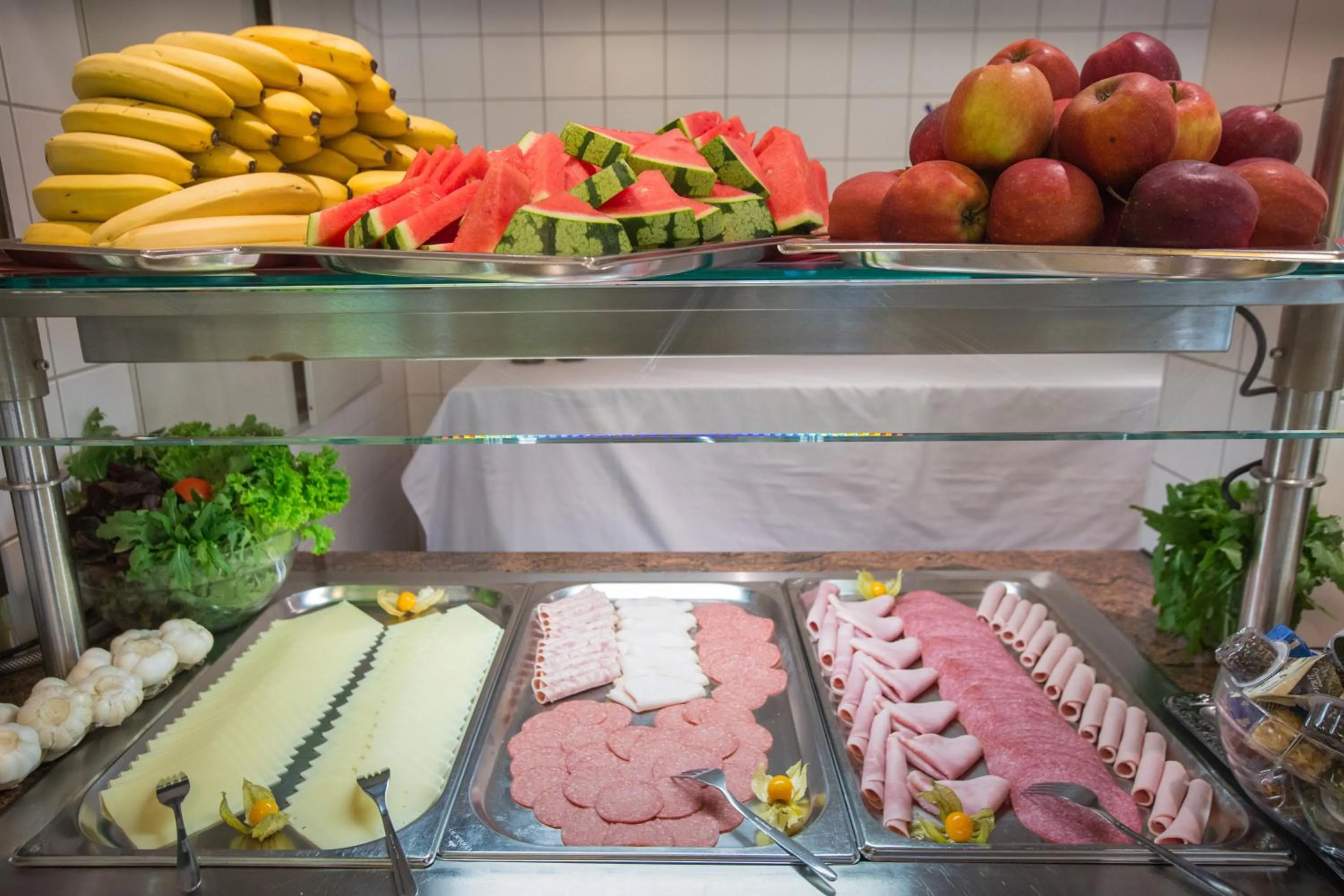 Buffet breakfast in acama Hotel & Hostel Kreuzberg