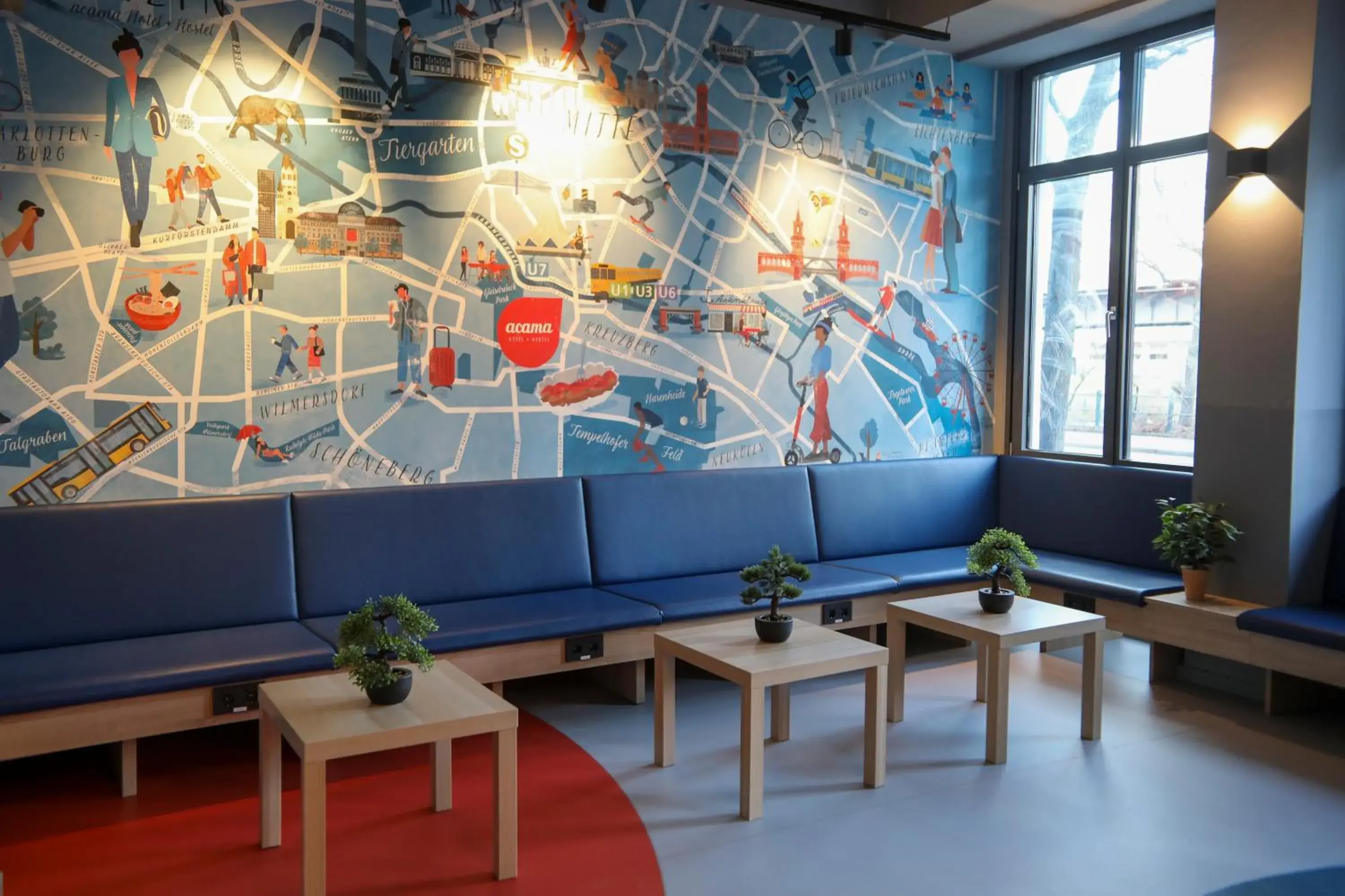 Lounge or bar in acama Hotel & Hostel Kreuzberg Lounge or bar in acama Hotel & Hostel Kreuzberg