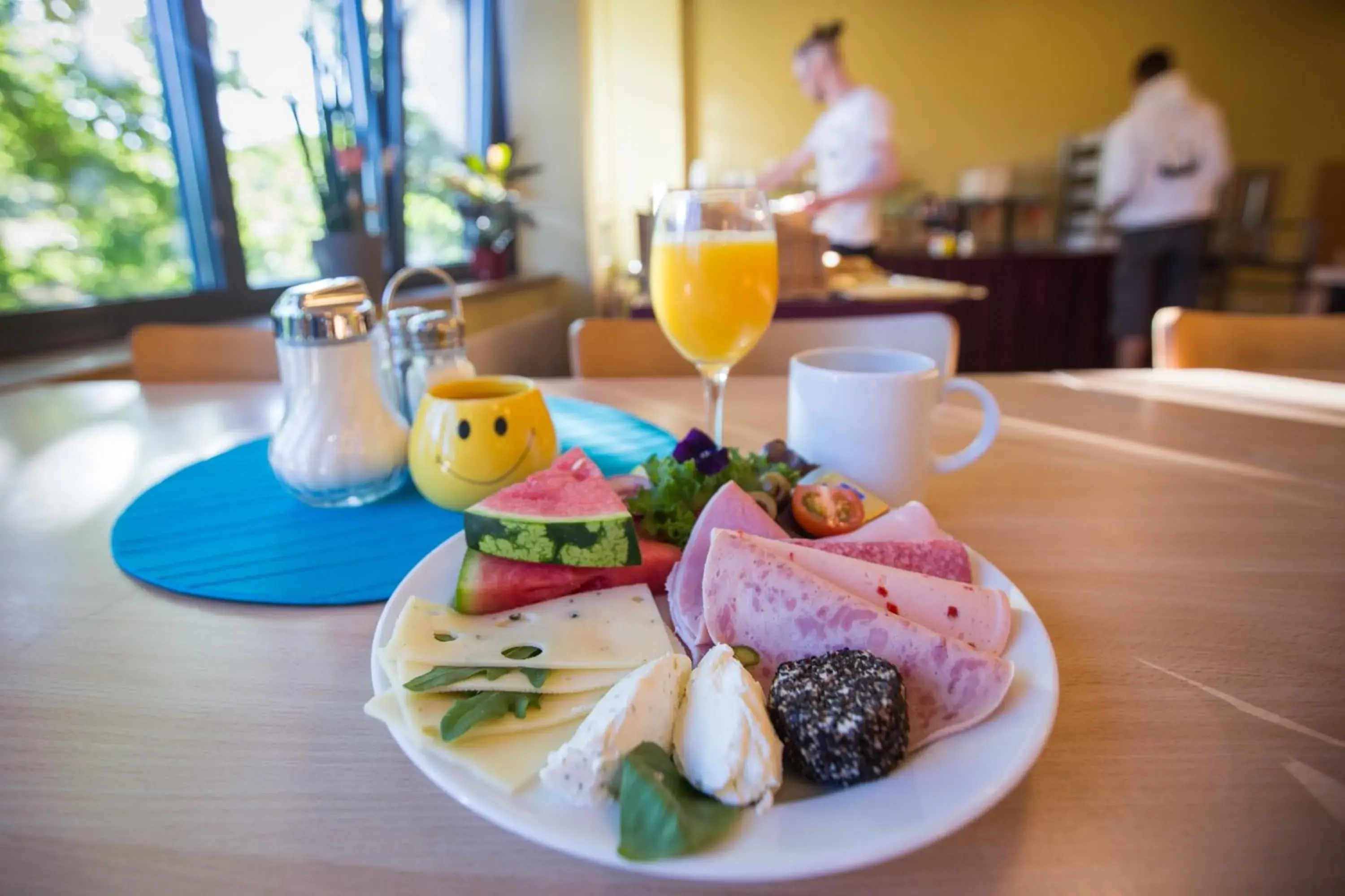 Buffet breakfast in acama Hotel & Hostel Kreuzberg Buffet breakfast in acama Hotel & Hostel Kreuzberg