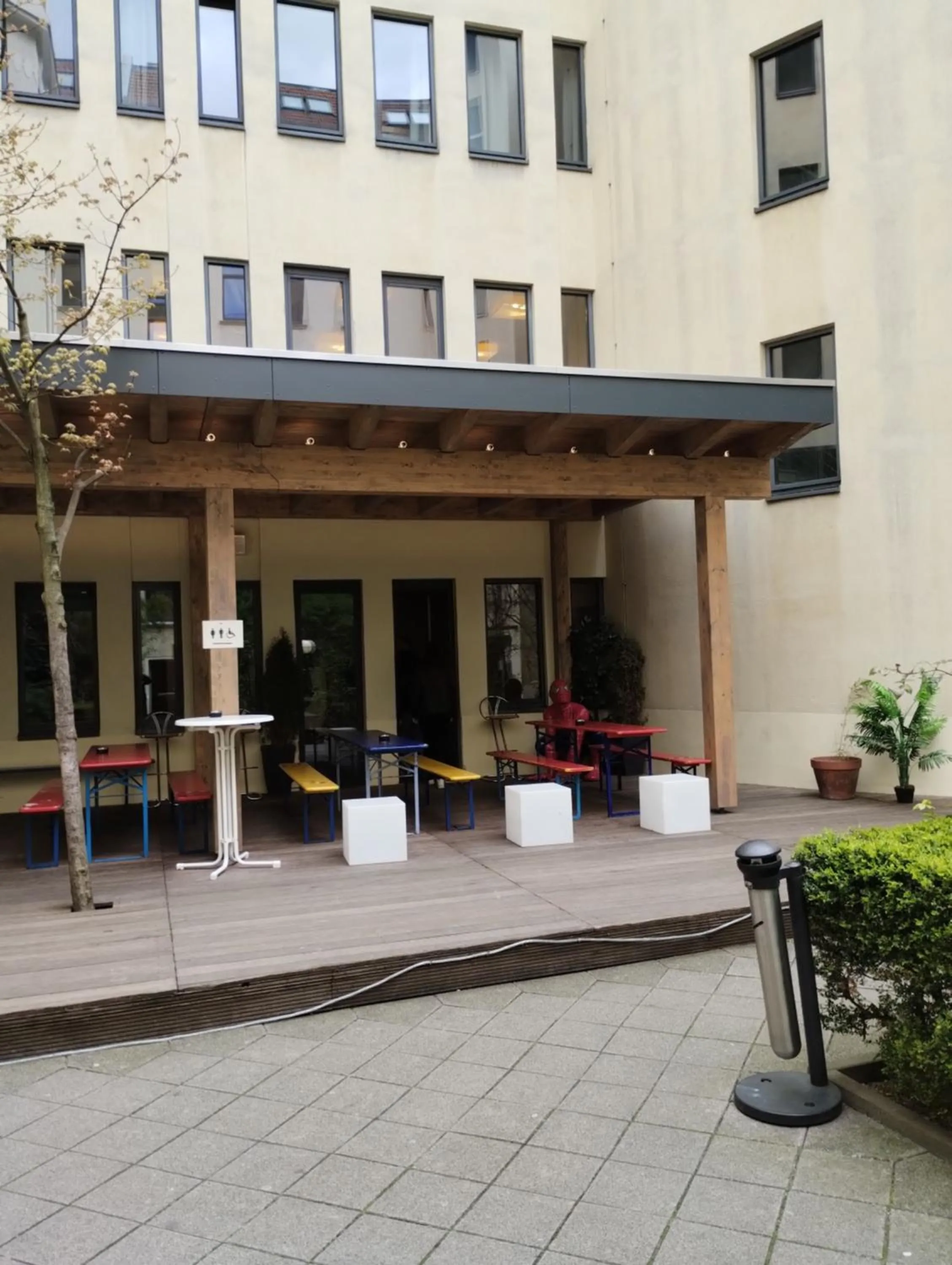 Balcony/Terrace in acama Hotel & Hostel Kreuzberg