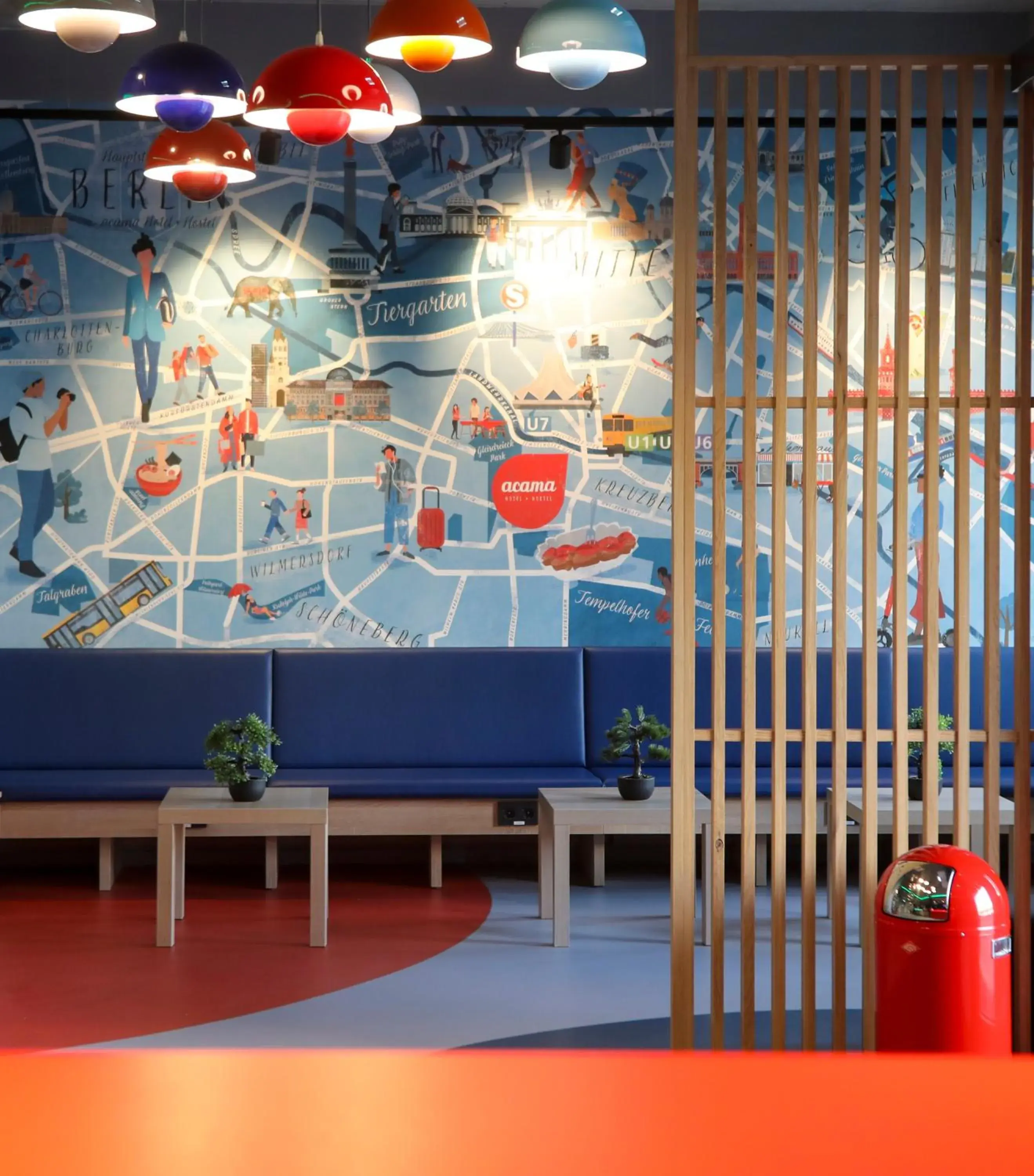 Lounge or bar in acama Hotel & Hostel Kreuzberg Lounge or bar in acama Hotel & Hostel Kreuzberg