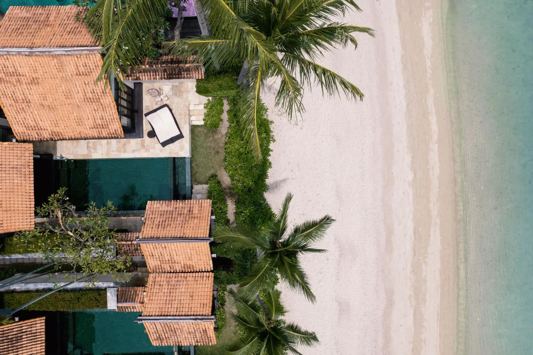 Bird's eye view in The Lamai Samui