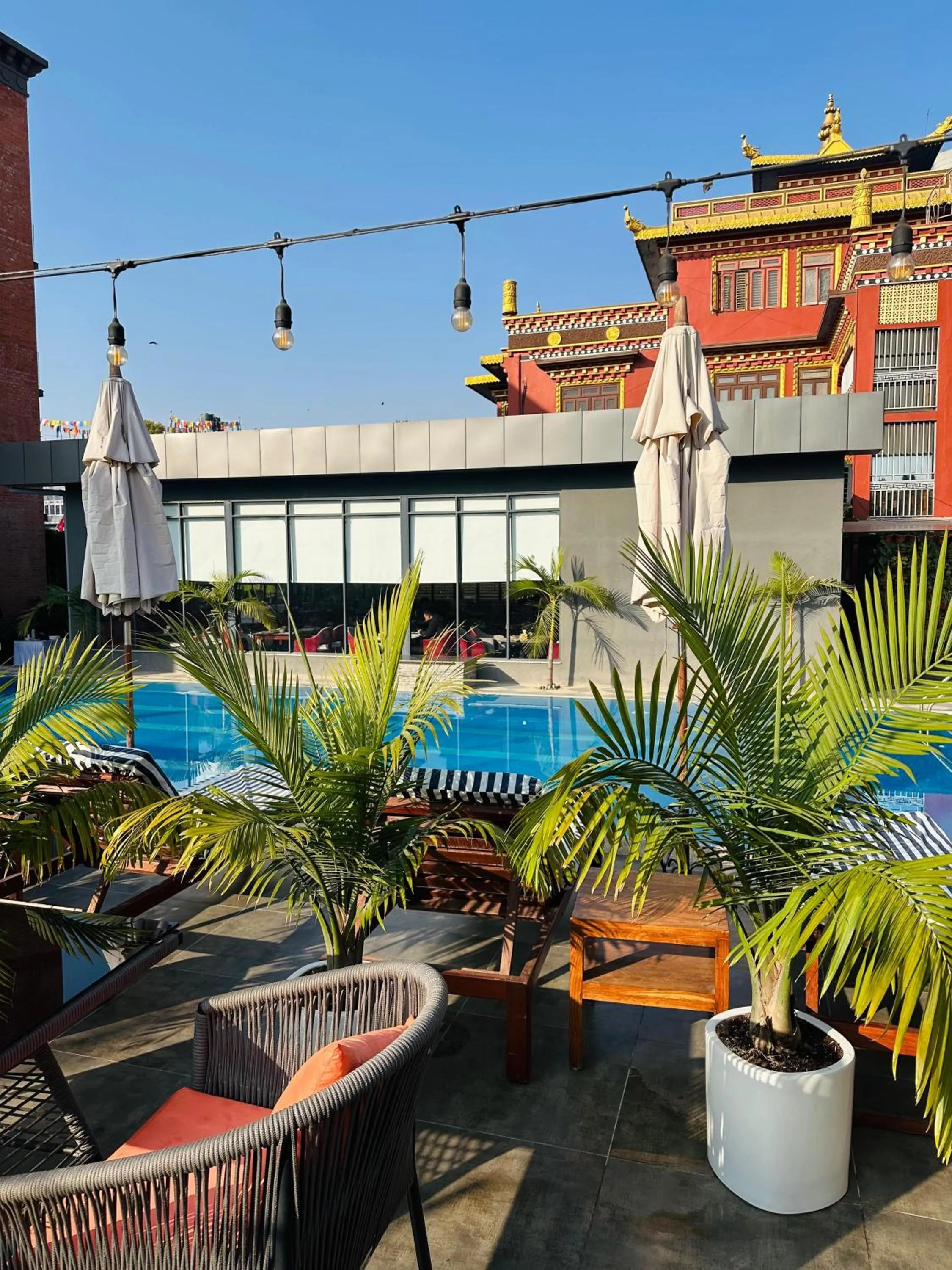 Swimming pool in Hotel Dolmaling